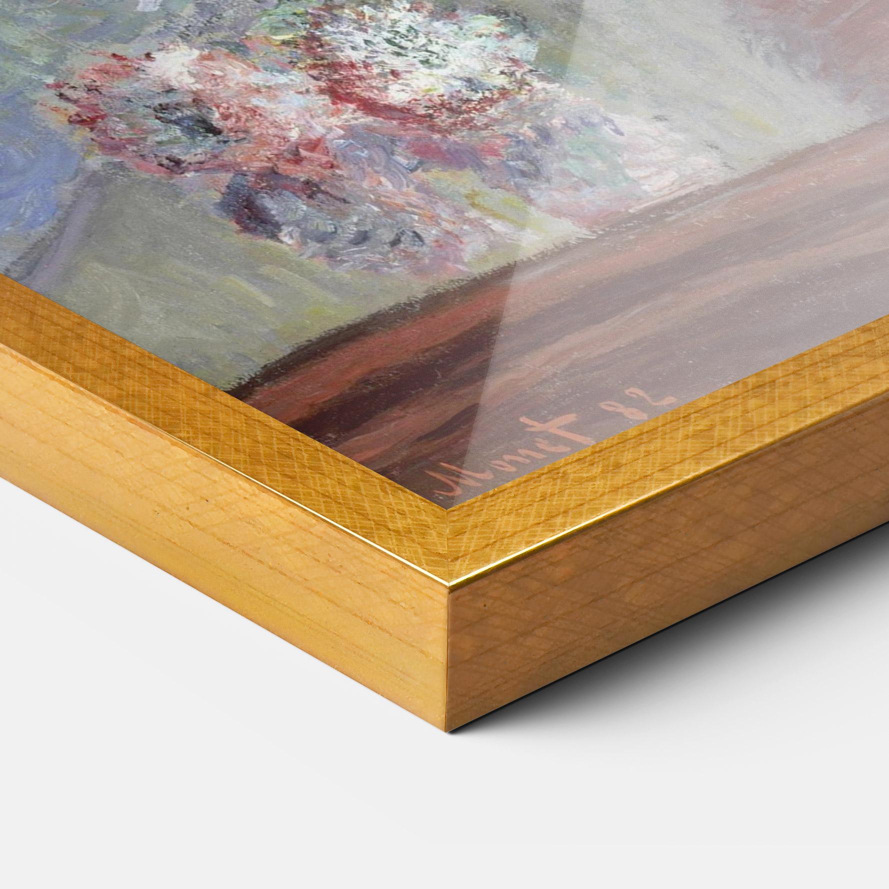 Keretezett Poszter Chrysanthemums mockup 3