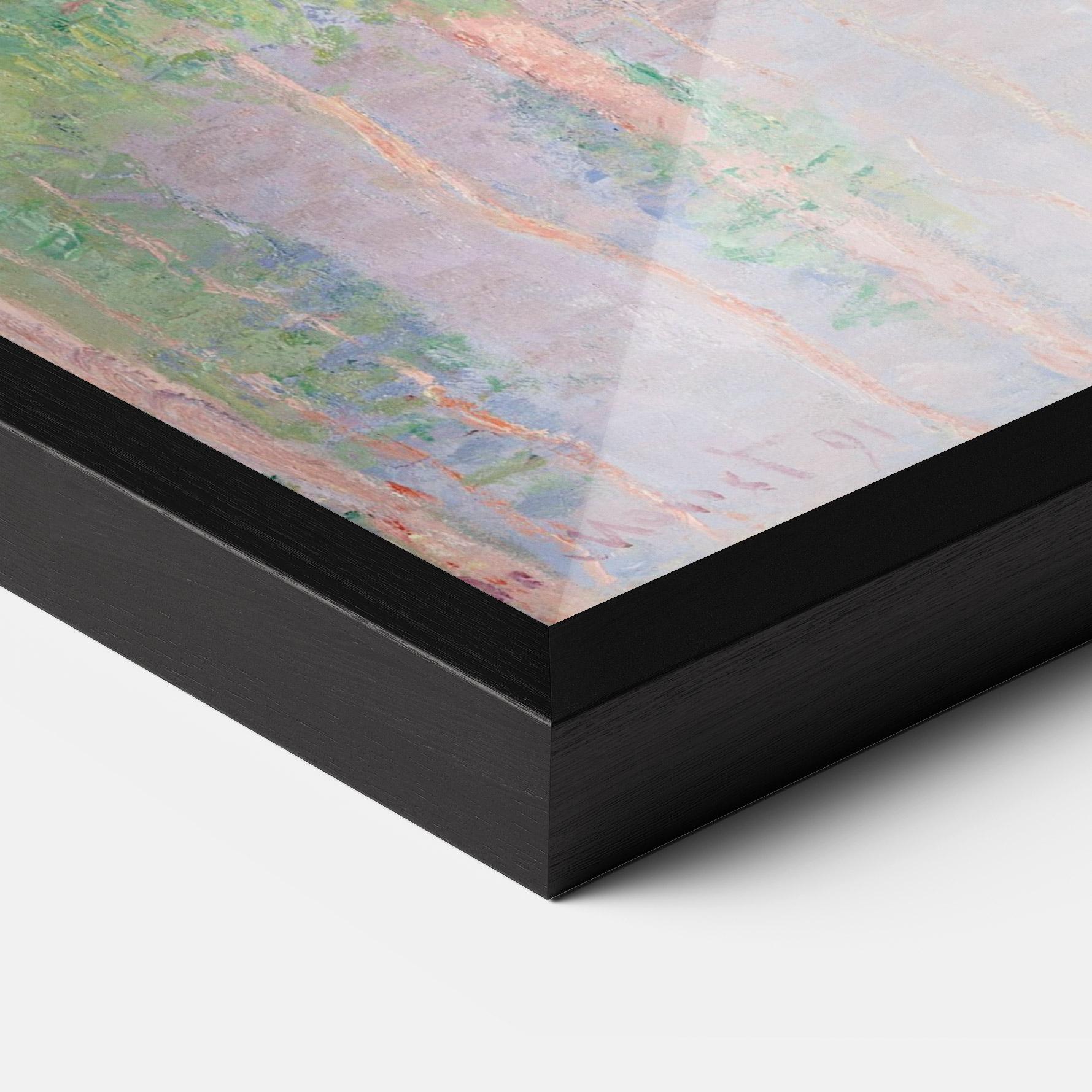 Keretezett Poszter Monet Pink Effect mockup 3