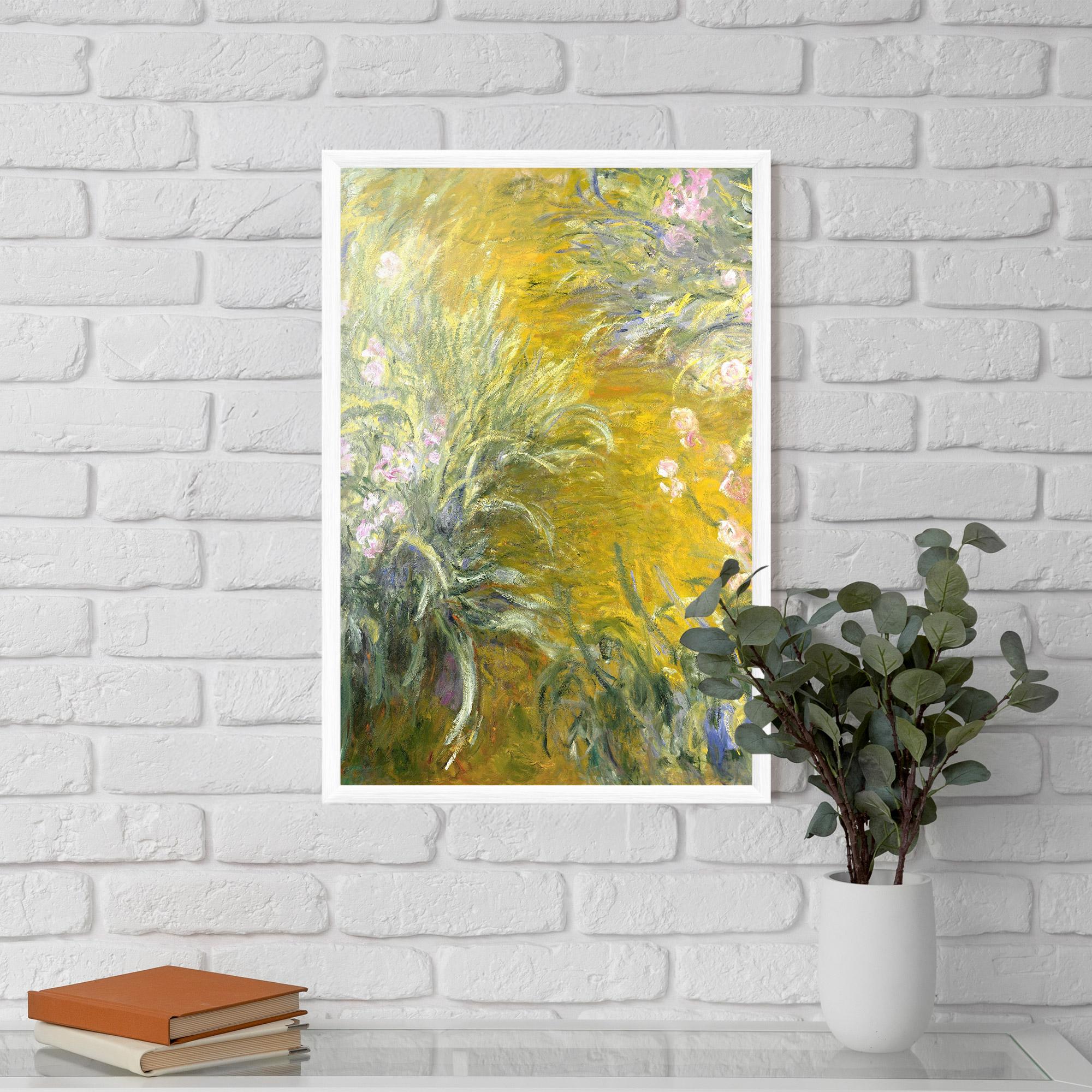 Keretezett Poszter Path Through The Irises mockup 5