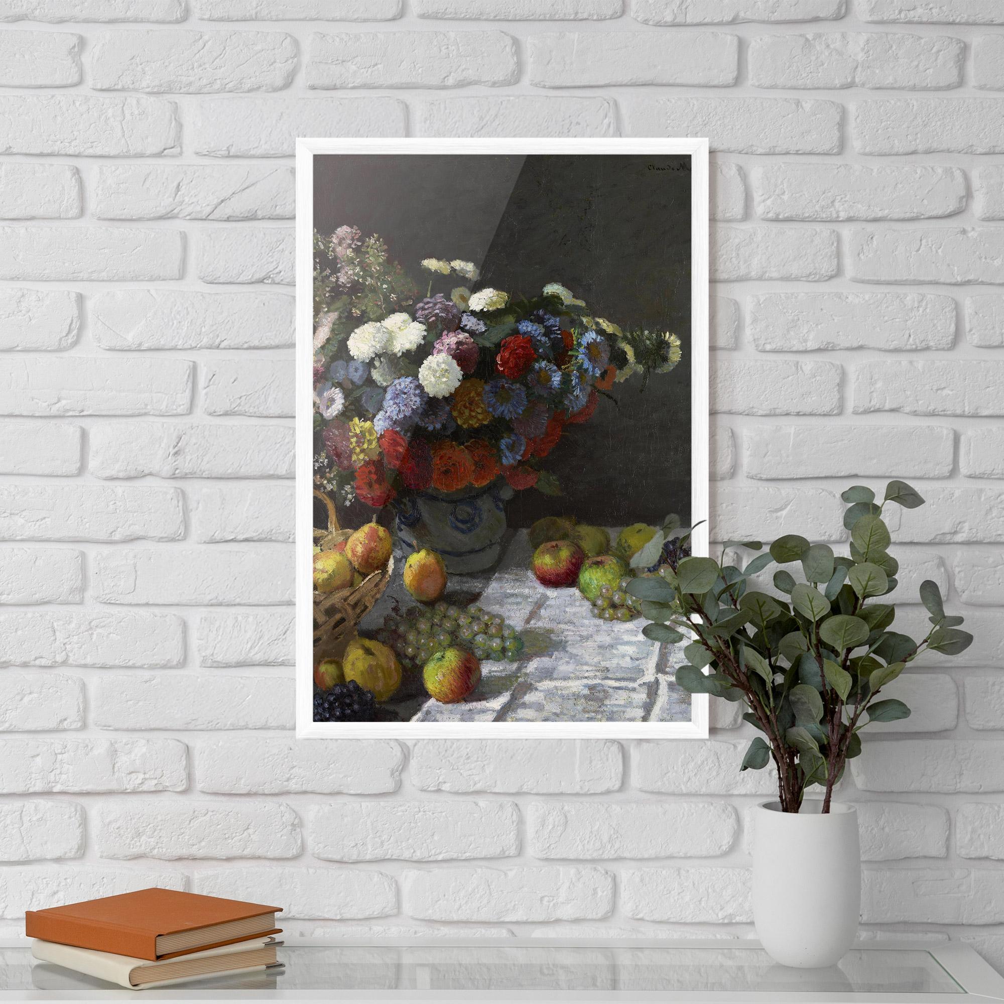 Keretezett Poszter Still Life With Flowers mockup 5