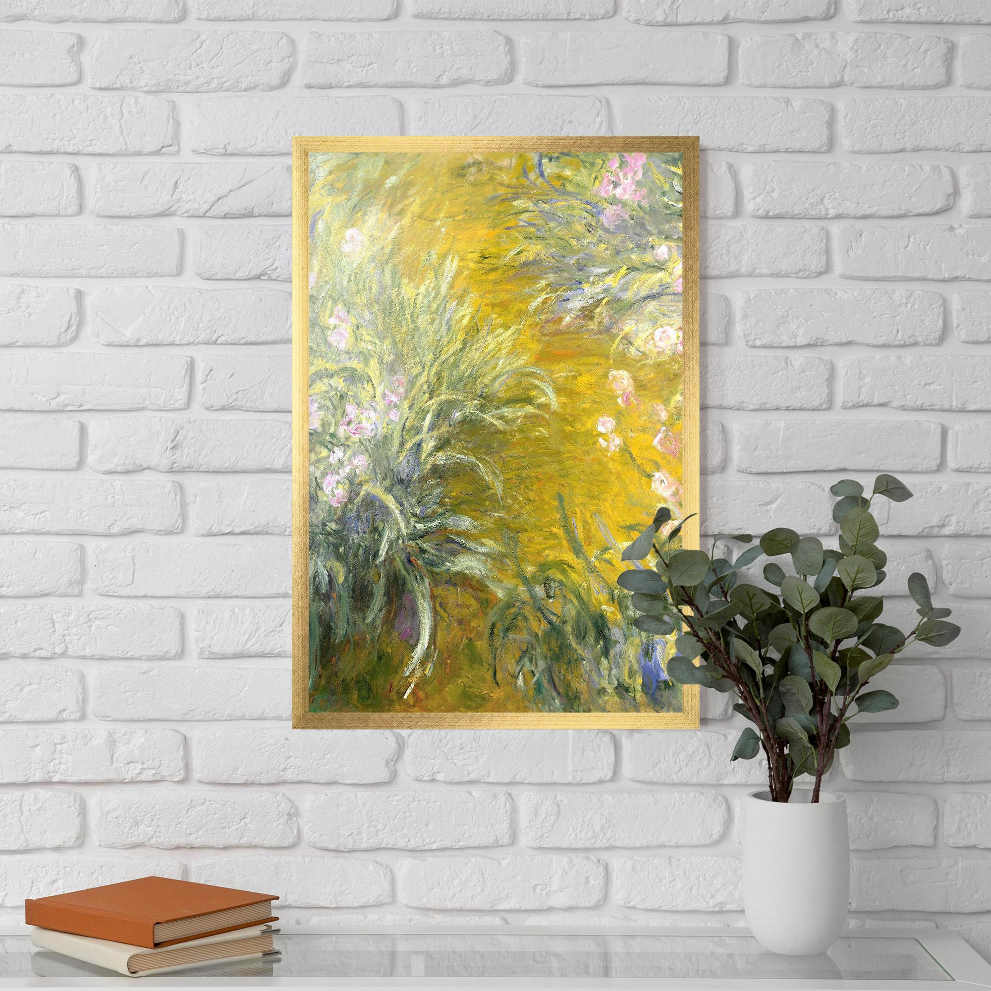 Keretezett Poszter Path Through The Irises mockup 5