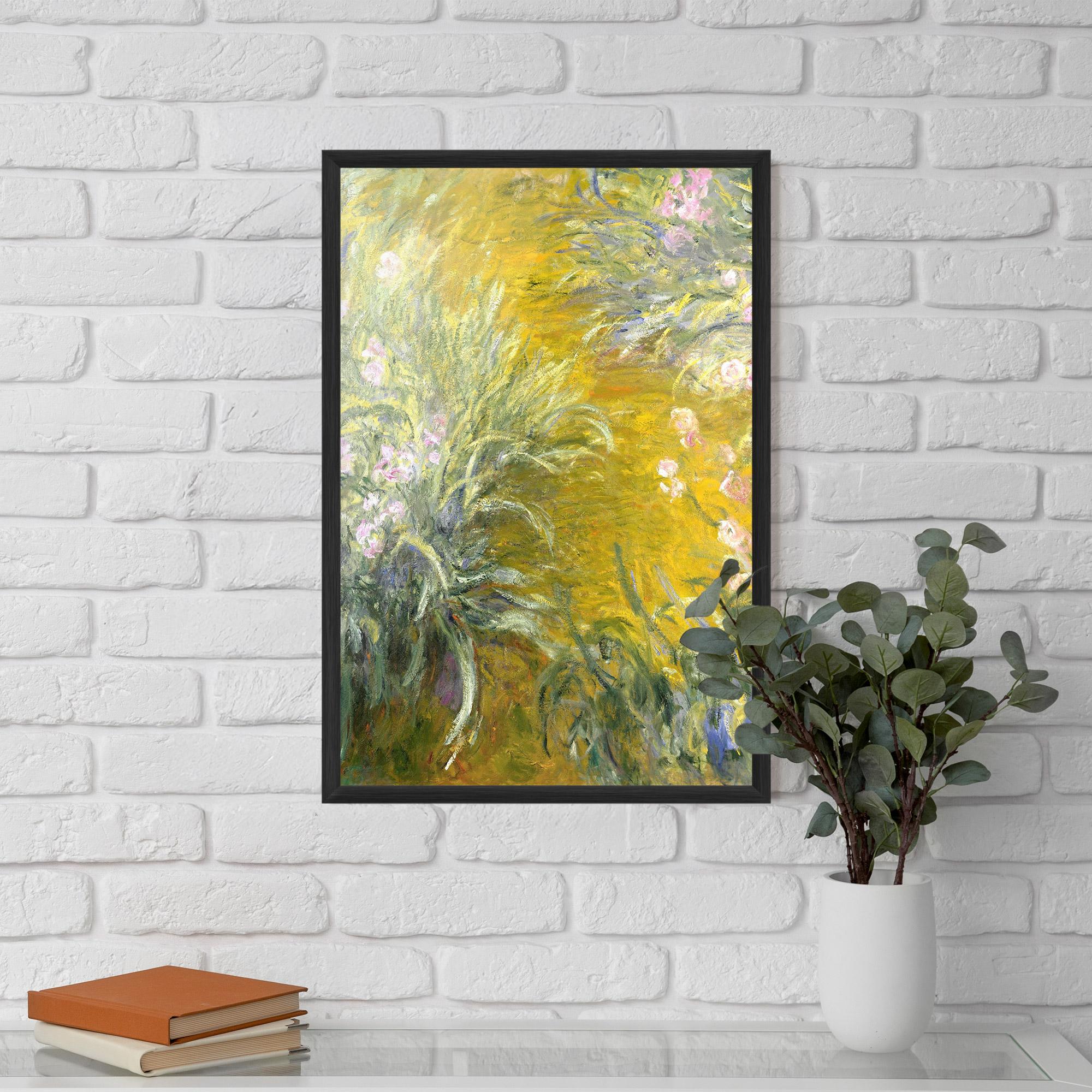 Keretezett Poszter Path Through The Irises mockup 5