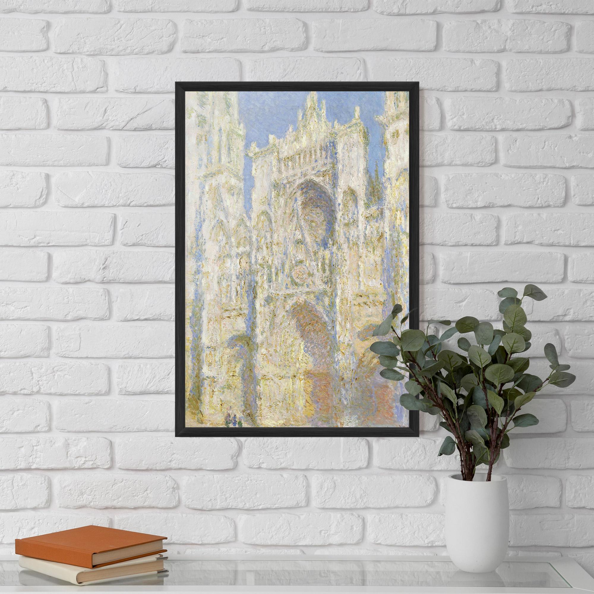 Keretezett Poszter Rouen Cathedral mockup 5