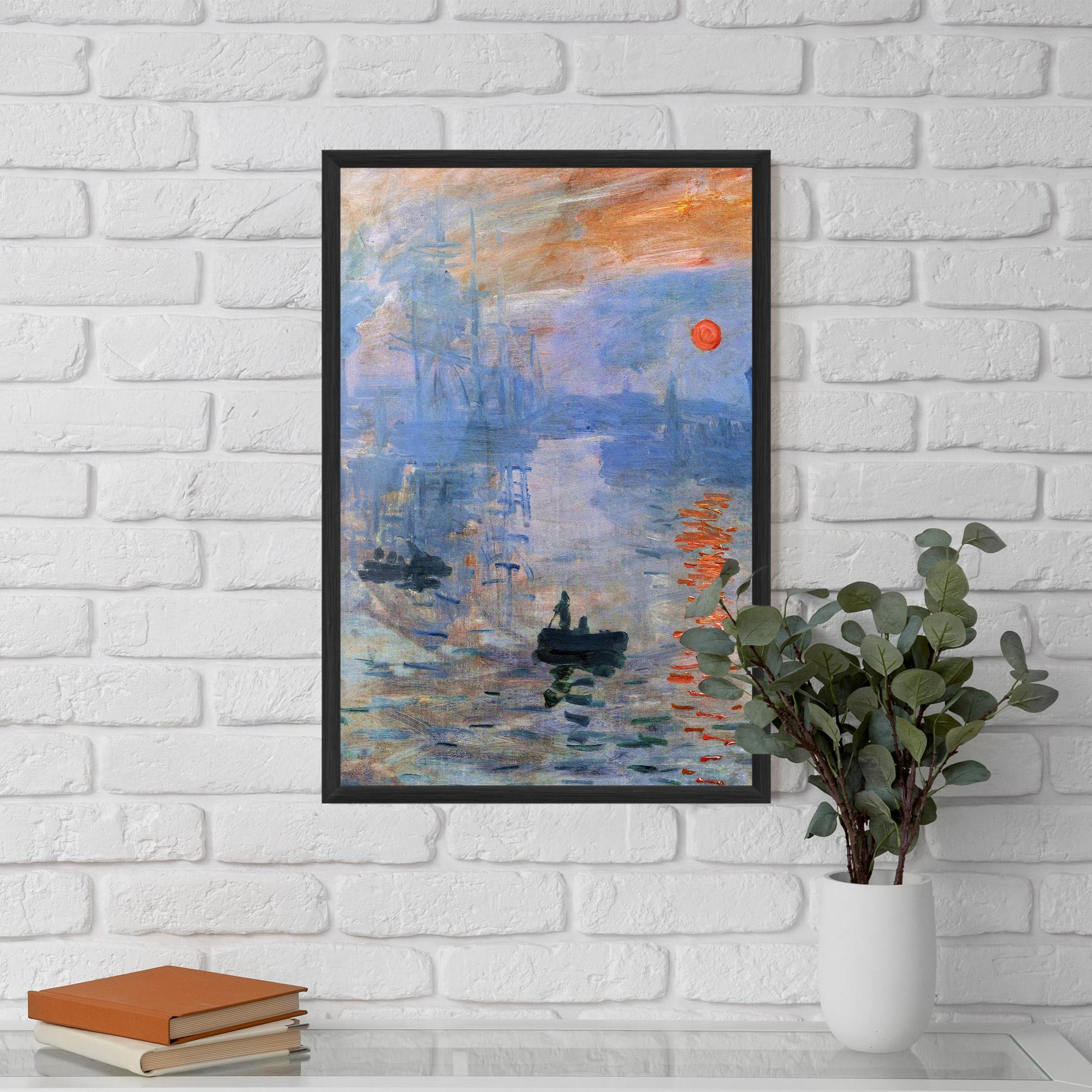 Keretezett Poszter Sunrise Painting mockup 5