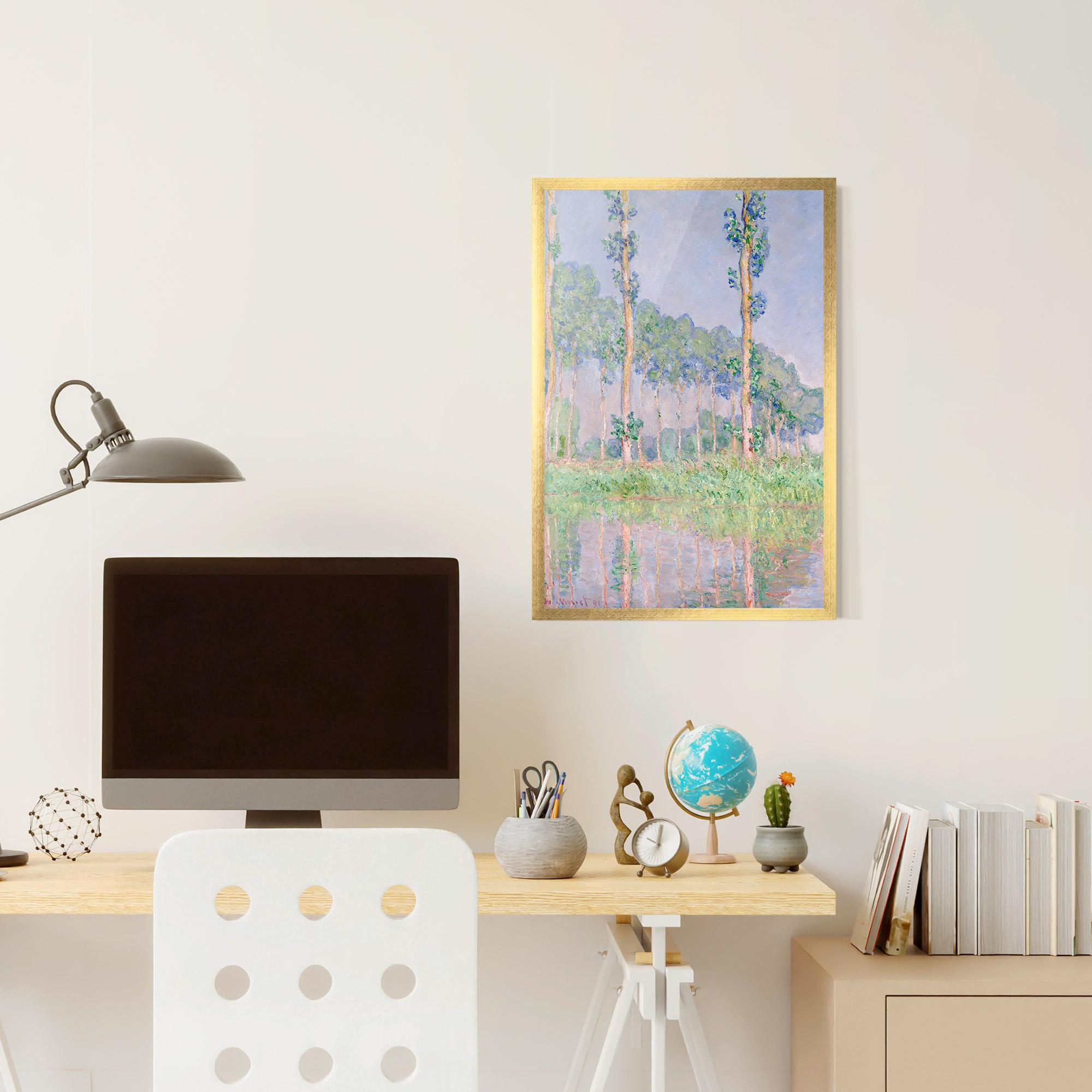 Keretezett Poszter Monet Pink Effect mockup 6