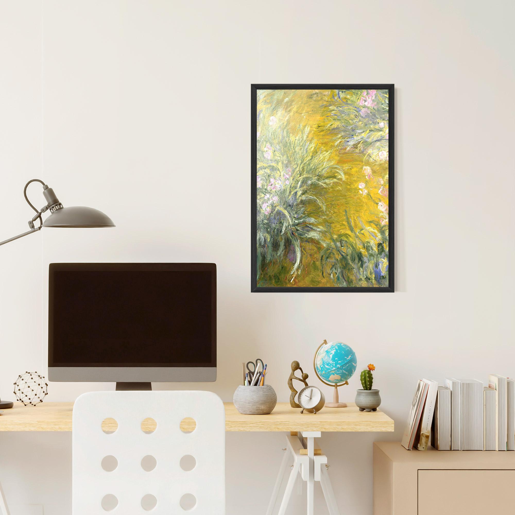 Keretezett Poszter Path Through The Irises mockup 6