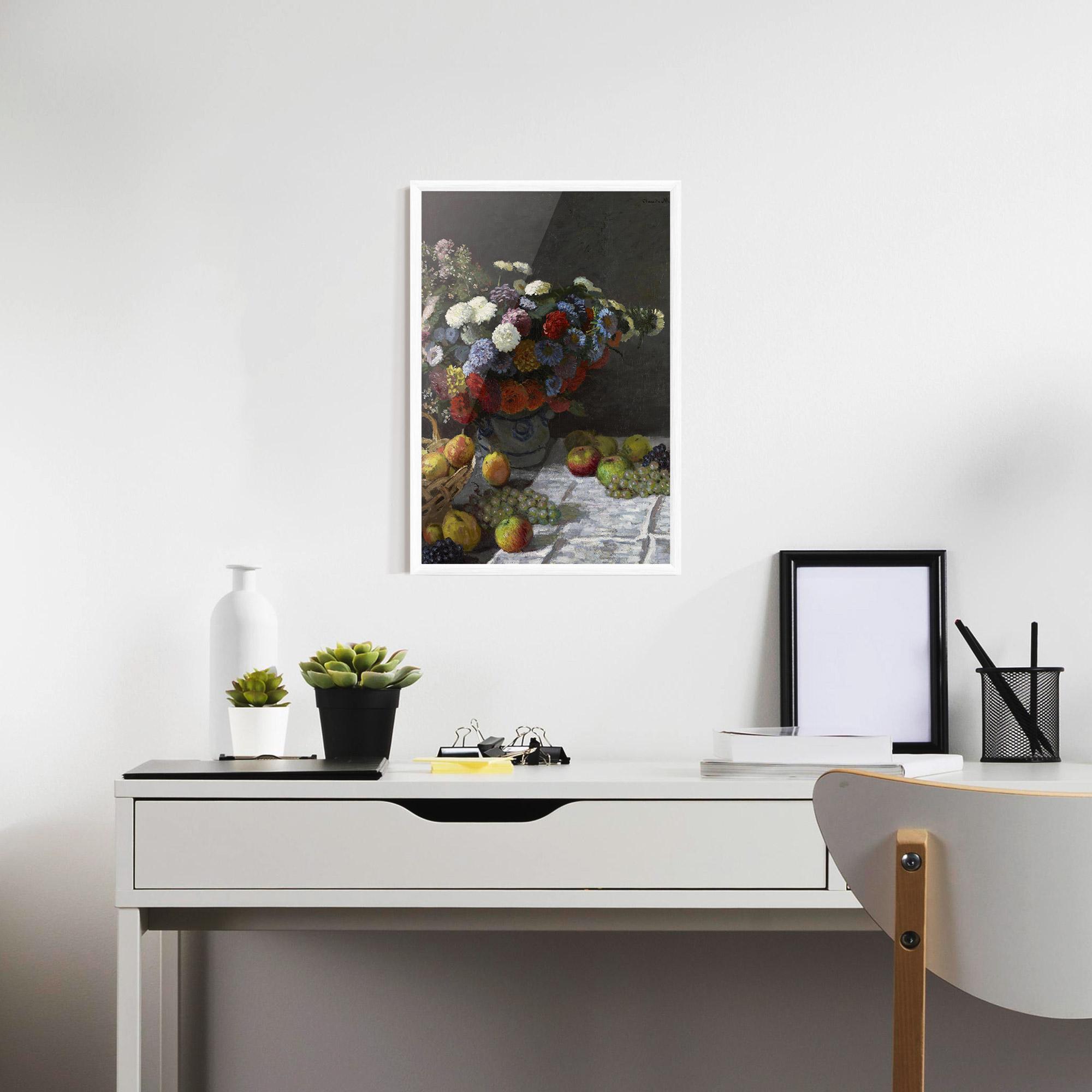 Keretezett Poszter Still Life With Flowers mockup 7