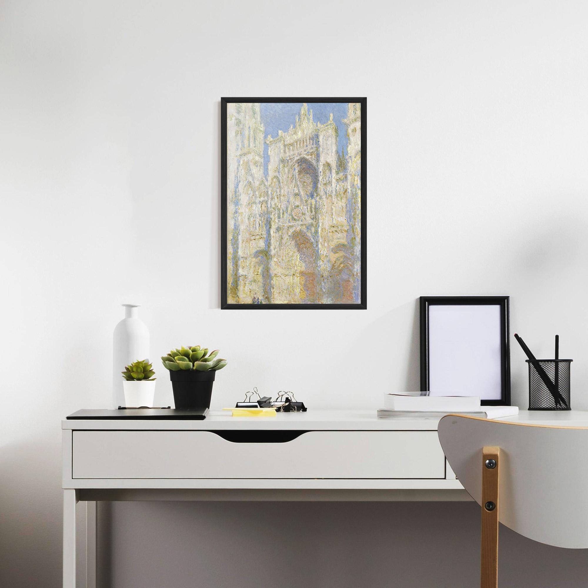 Keretezett Poszter Rouen Cathedral mockup 7