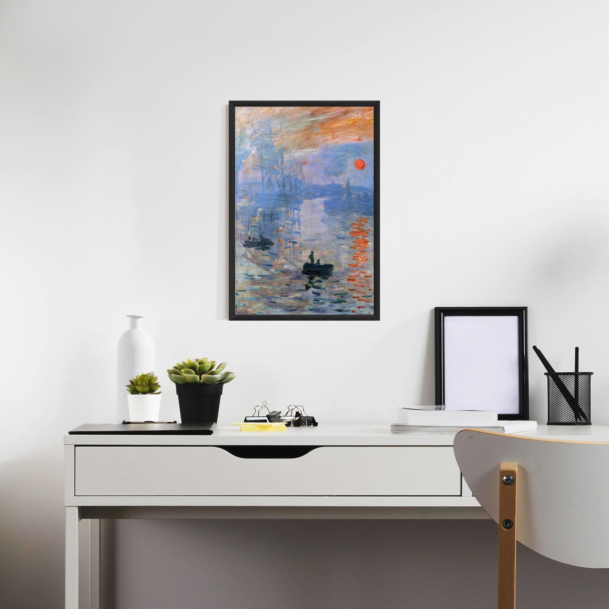Keretezett Poszter Sunrise Painting mockup 7