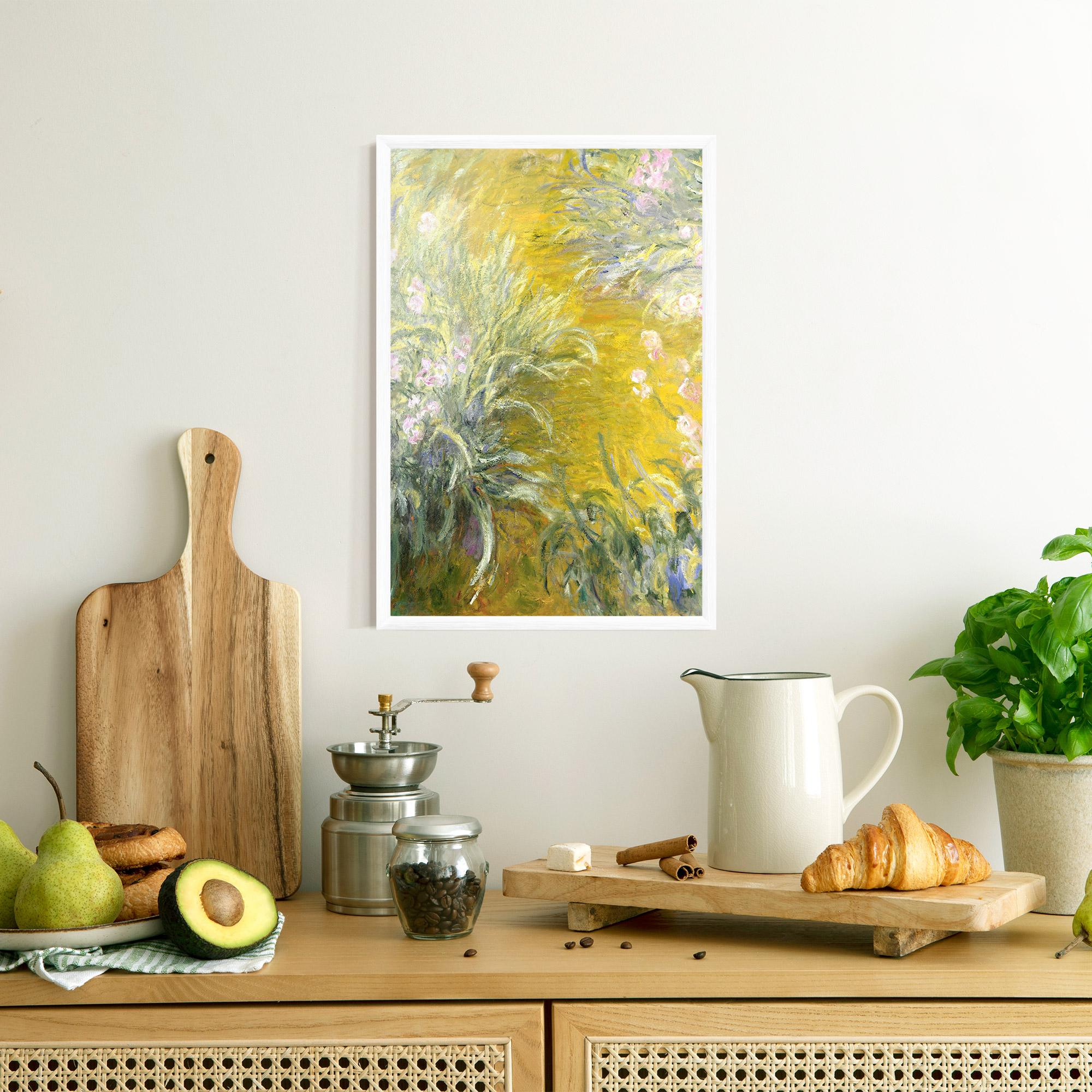 Keretezett Poszter Path Through The Irises mockup 8