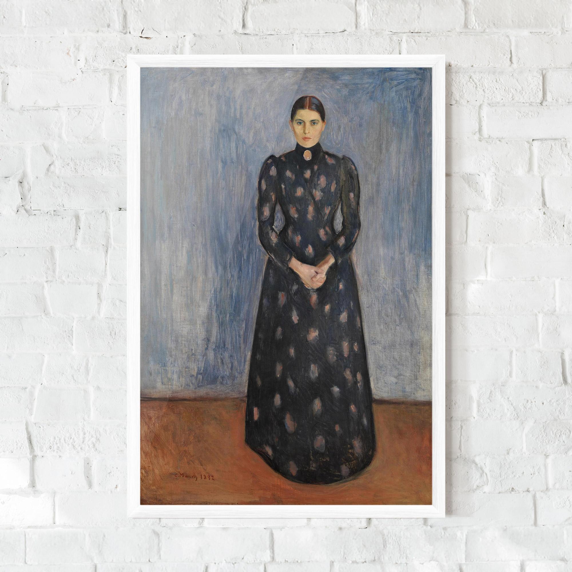 Keretezett Poszter Inger In Black mockup 0