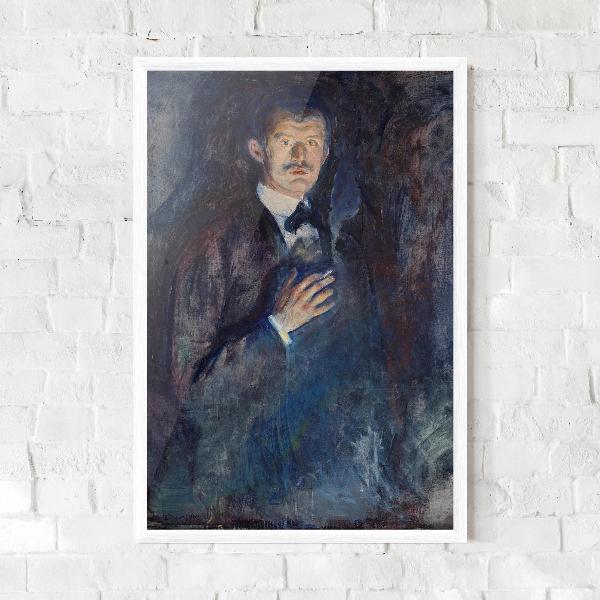 Keretezett Poszter Self Burning Cigarette mockup 0