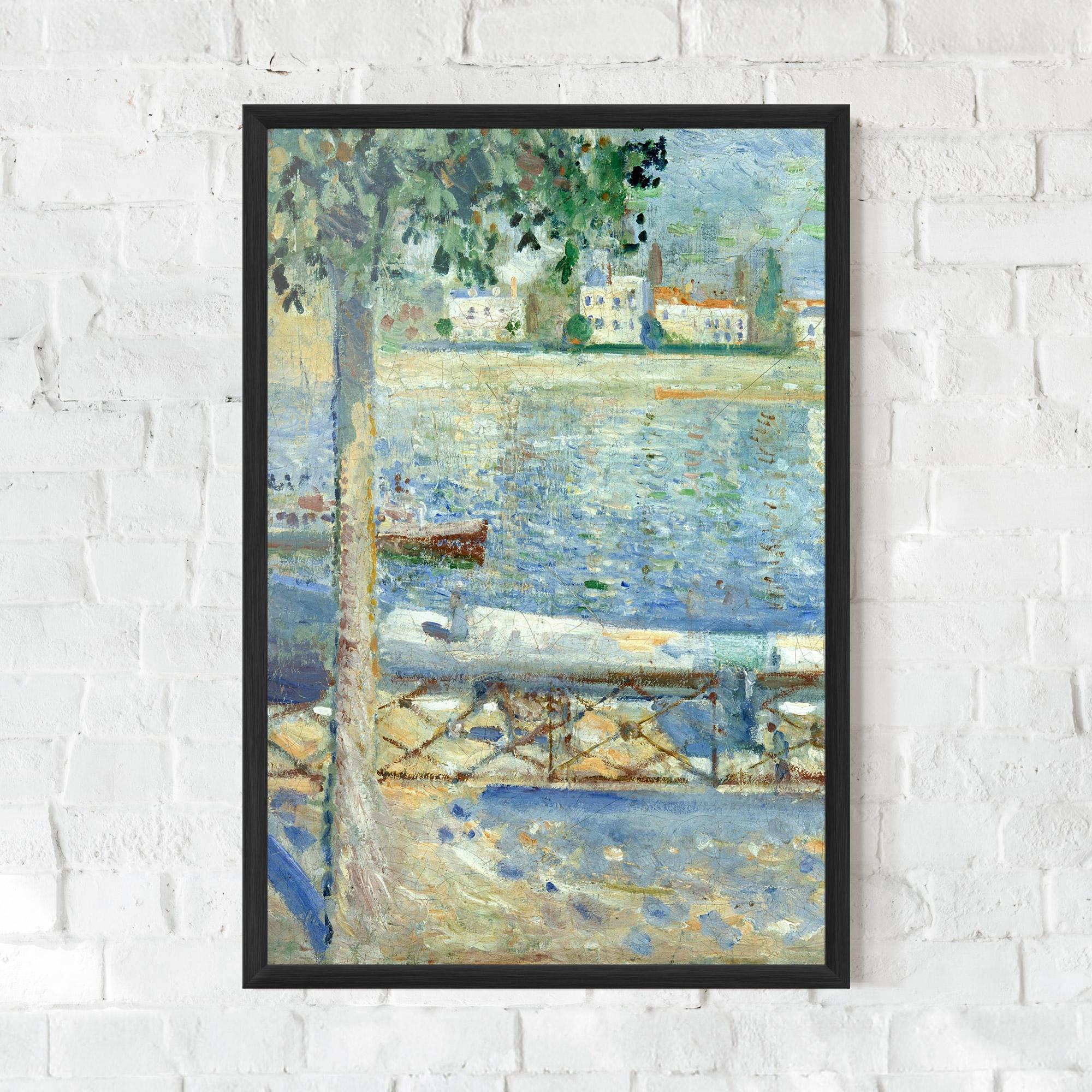 Keretezett Poszter Seine At Saint mockup 0