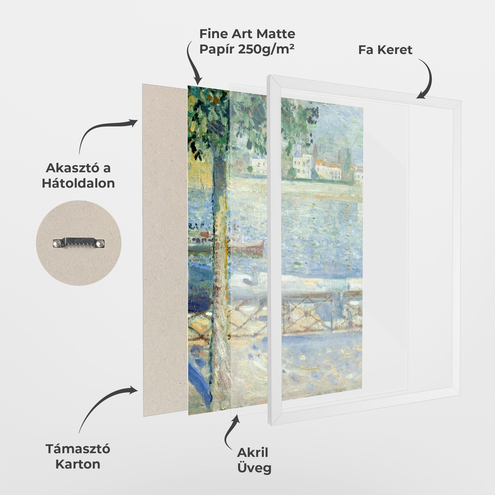 Keretezett Poszter Seine At Saint mockup 1