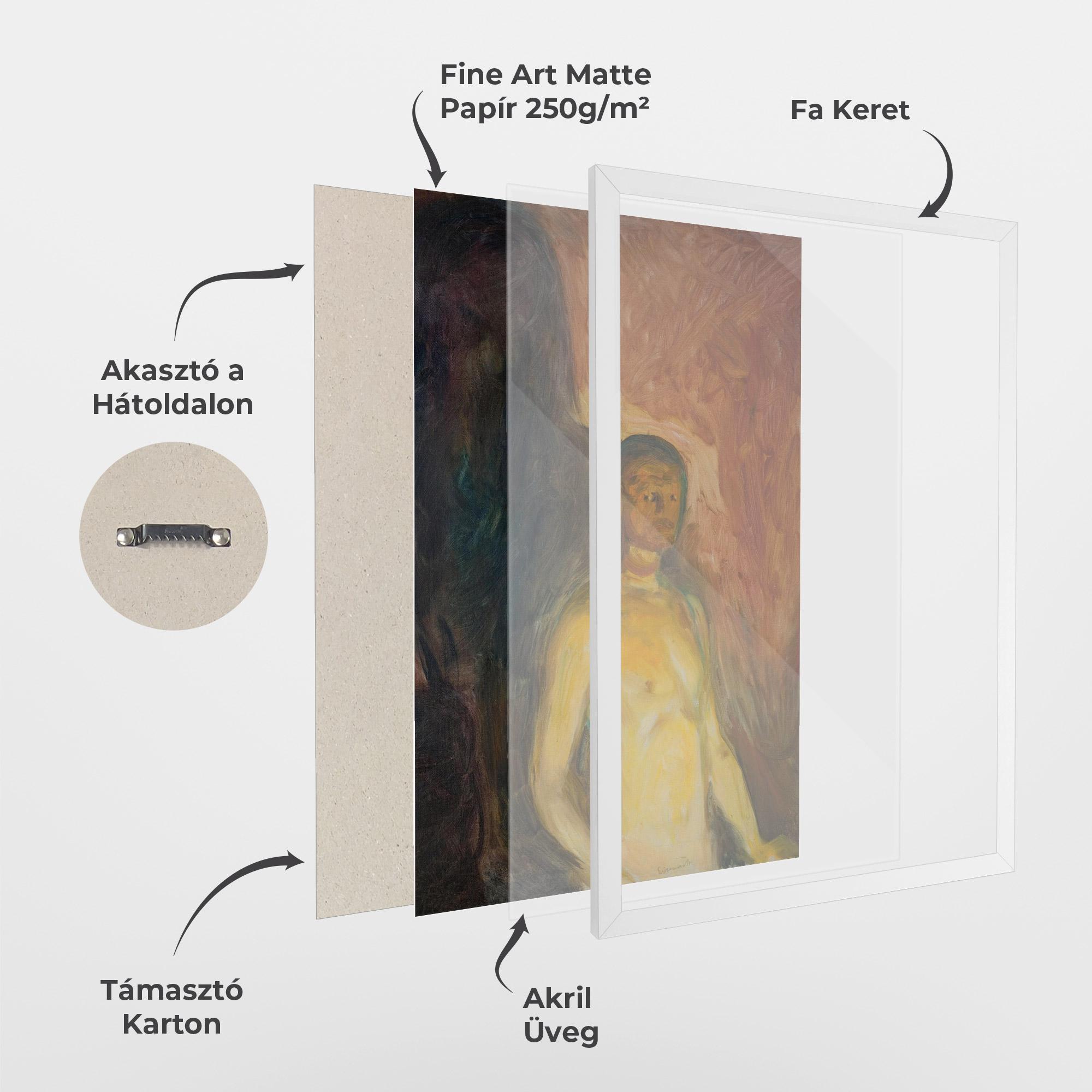 Keretezett Poszter Self Portrait Hell mockup 1