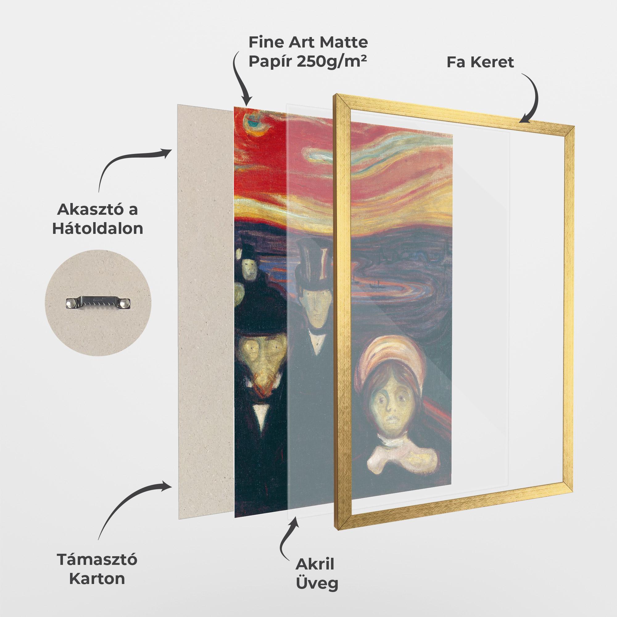 Keretezett Poszter Anxiety mockup 1