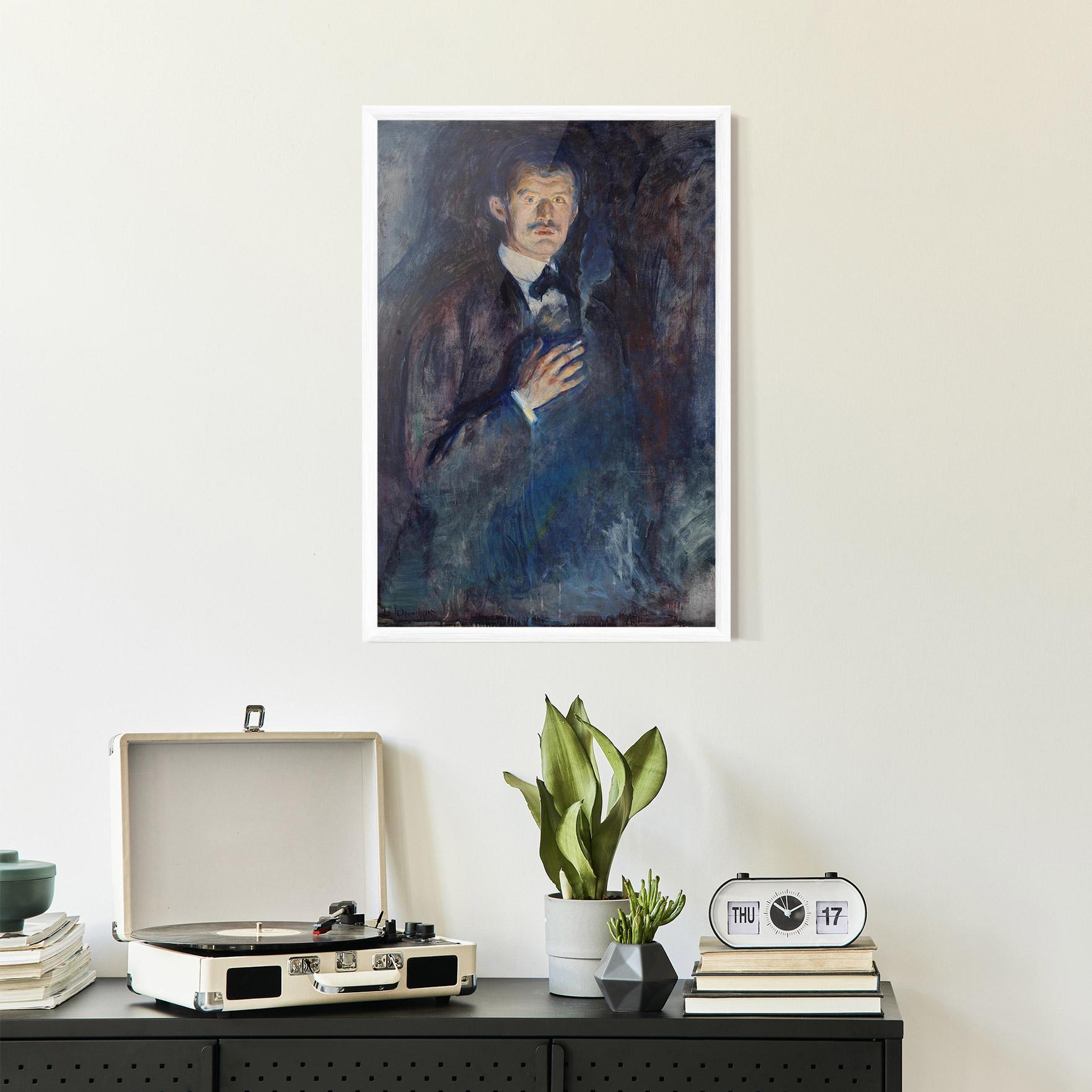 Keretezett Poszter Self Burning Cigarette mockup 2