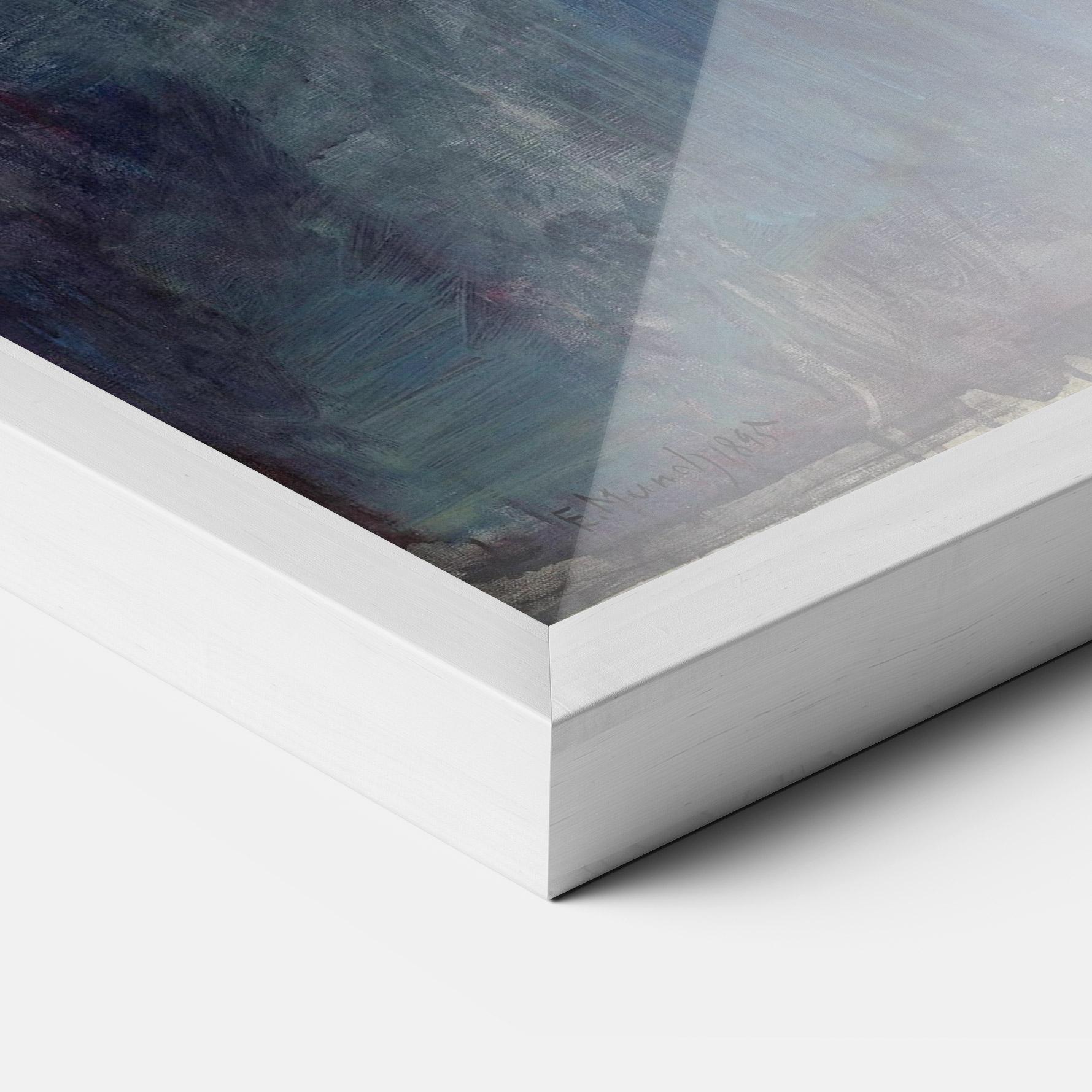 Keretezett Poszter Self Burning Cigarette mockup 3