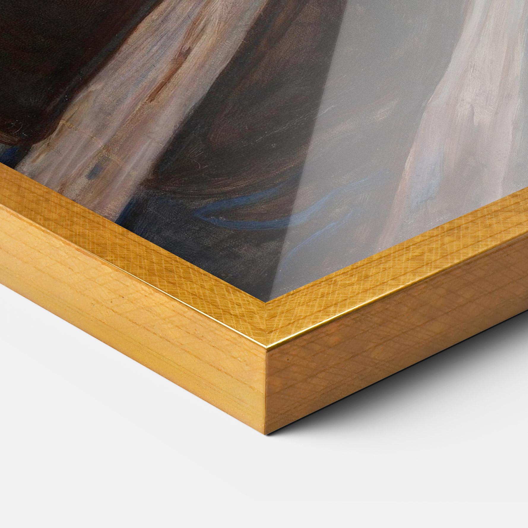 Keretezett Poszter Girls On The Bridge mockup 3