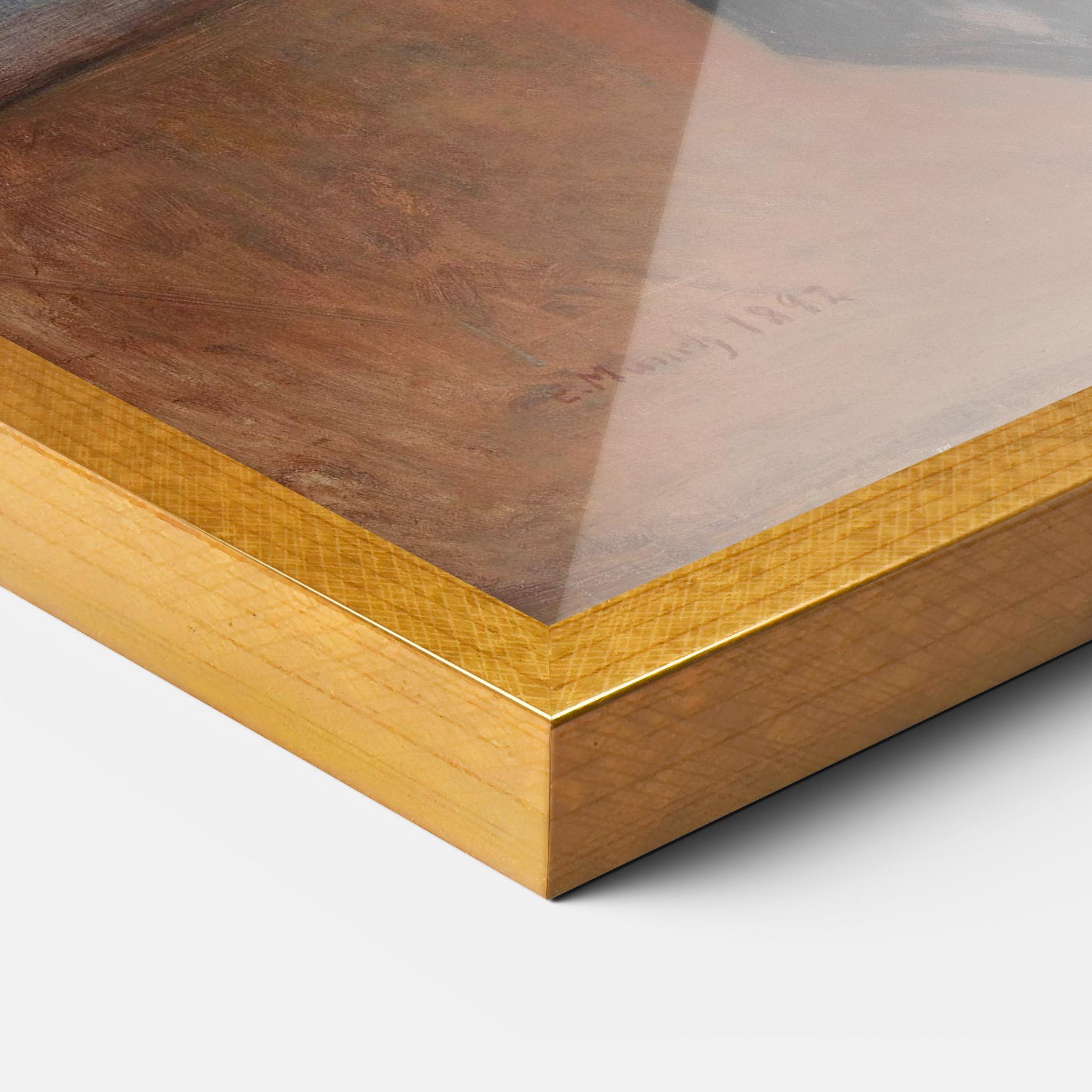 Keretezett Poszter Inger In Black mockup 3