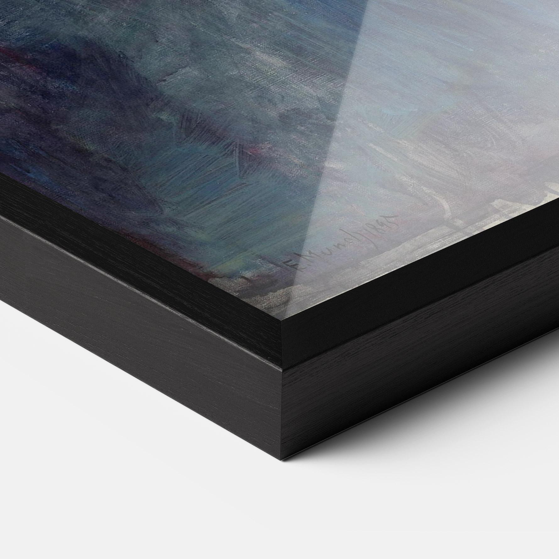 Keretezett Poszter Self Burning Cigarette mockup 3