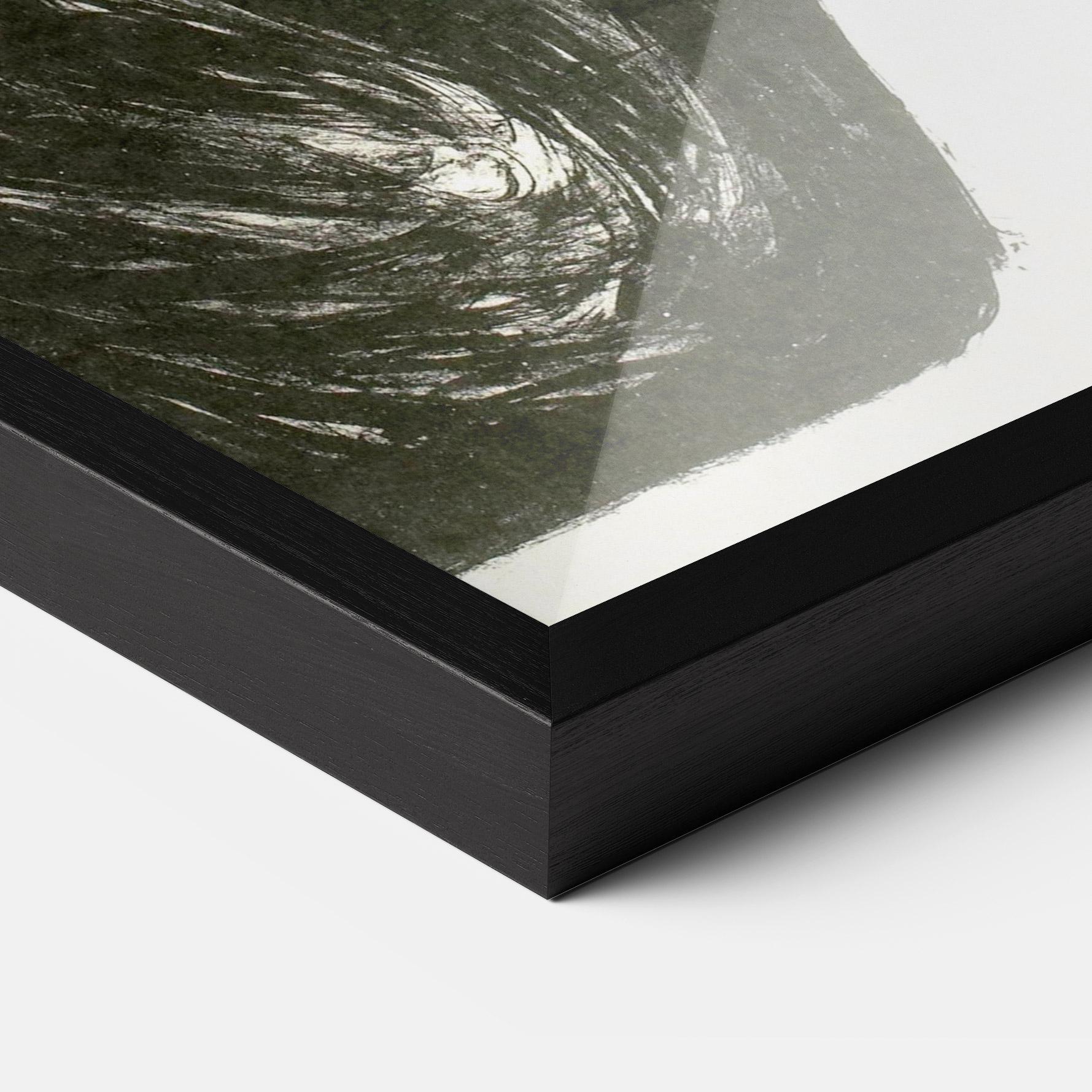 Keretezett Poszter The Brooch Eva Mudocci mockup 3