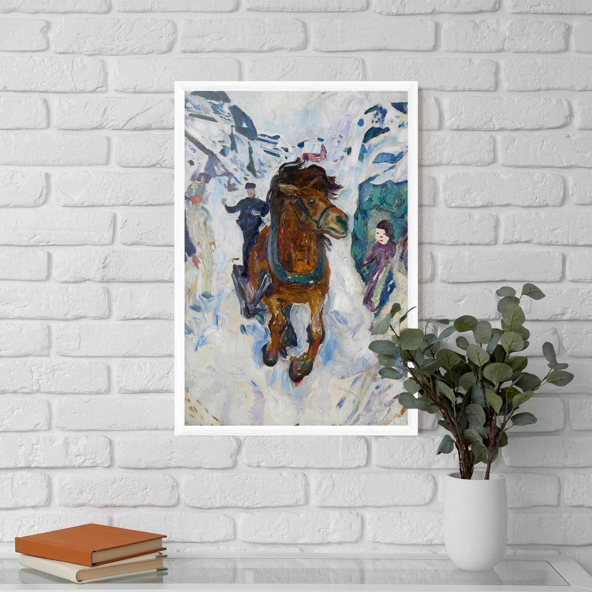Keretezett Poszter Galloping Horse mockup 5