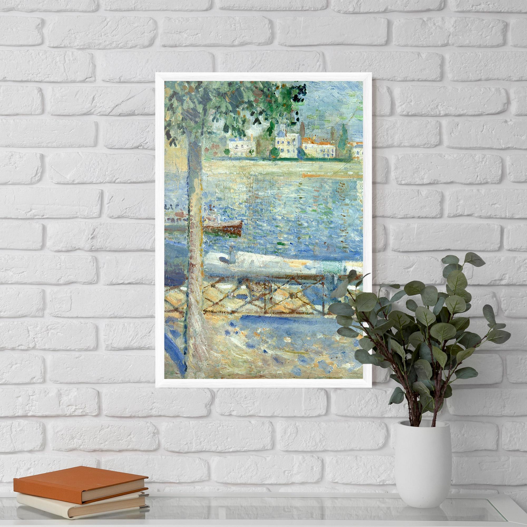 Keretezett Poszter Seine At Saint mockup 5