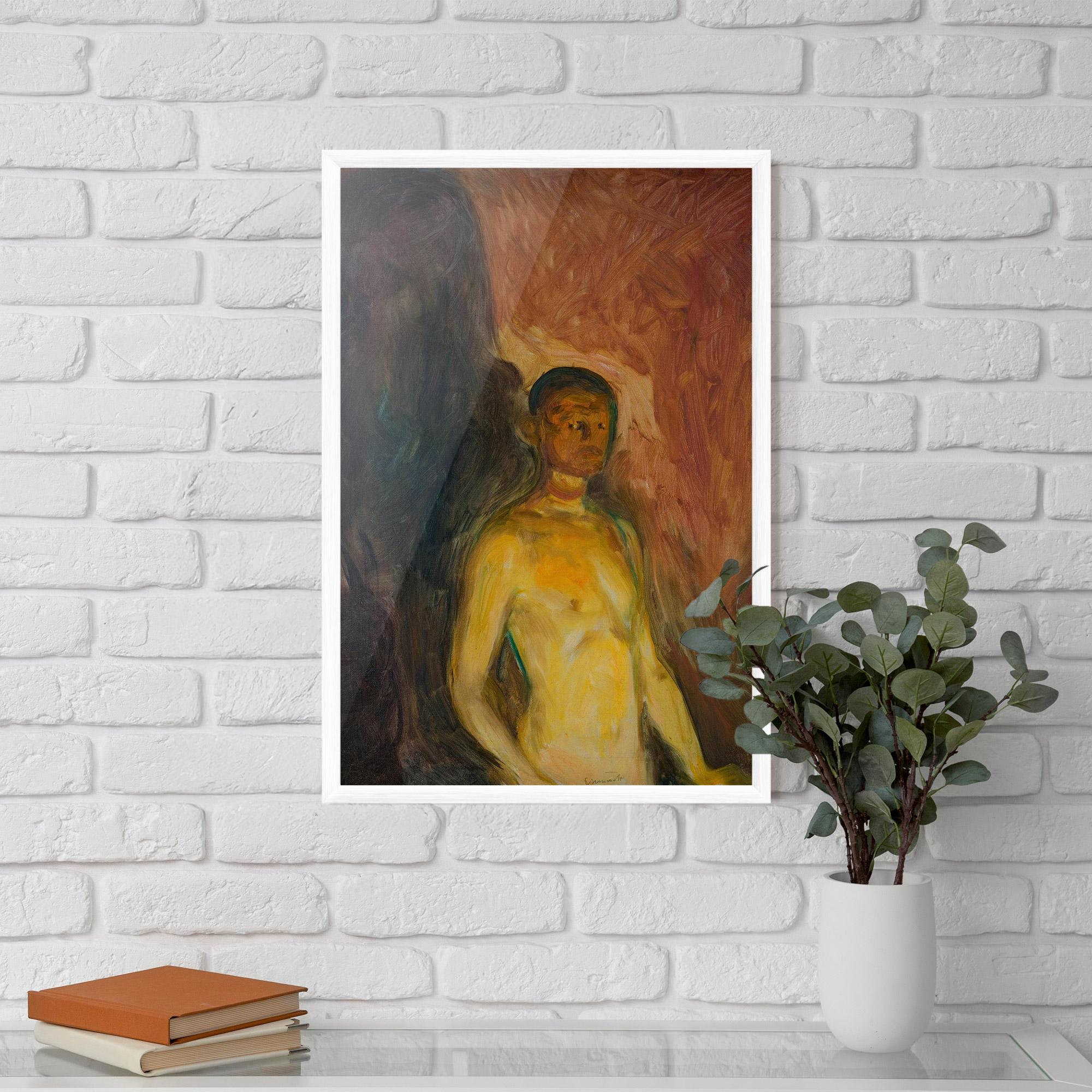 Keretezett Poszter Self Portrait Hell mockup 5