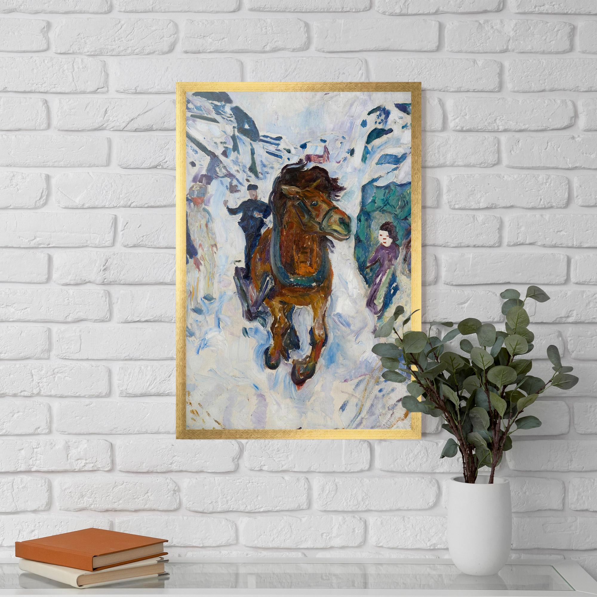 Keretezett Poszter Galloping Horse mockup 5