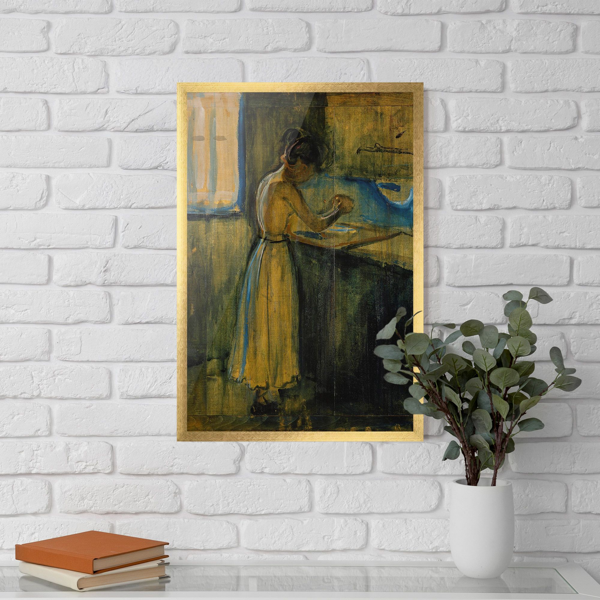 Woman Washing Herself mockup 5