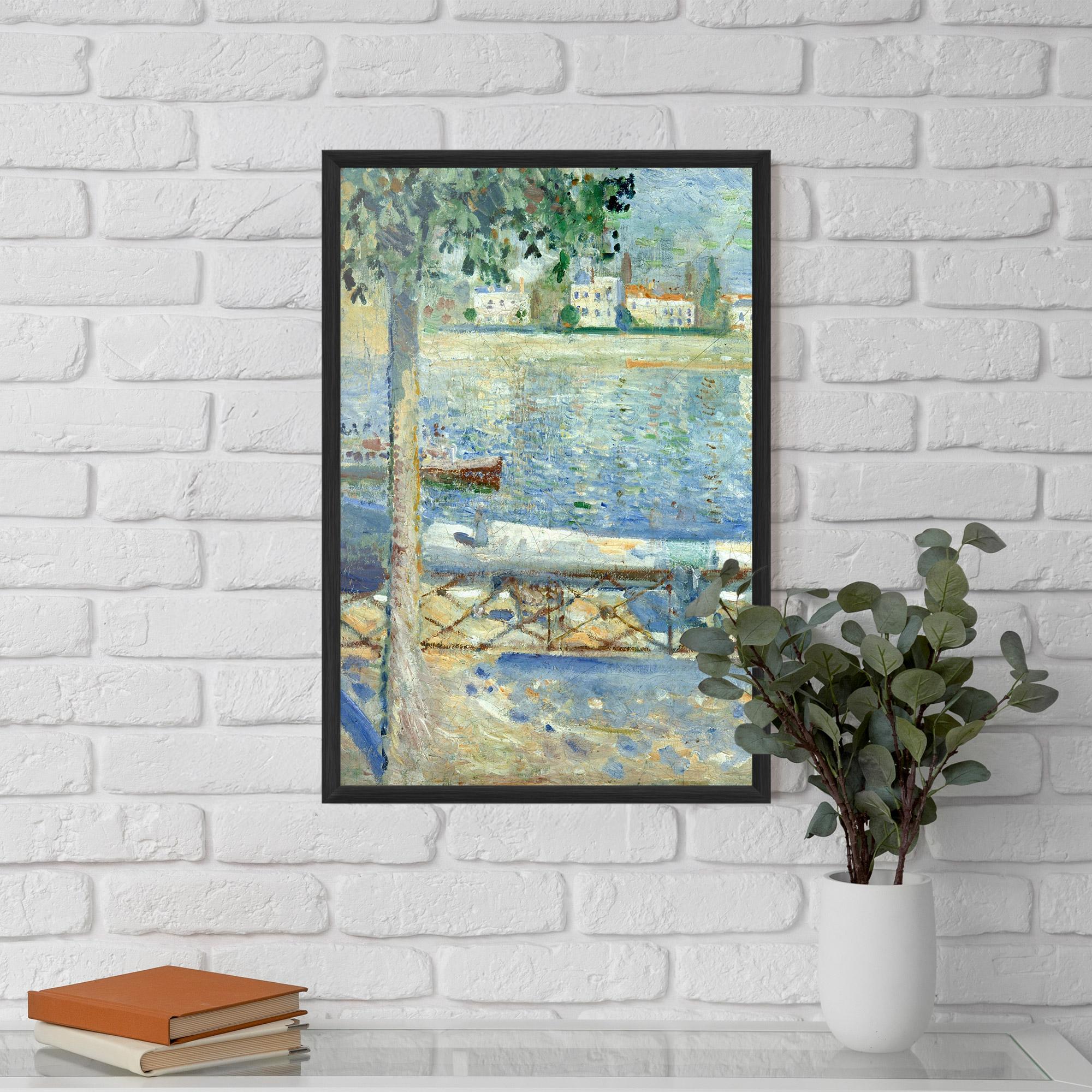 Keretezett Poszter Seine At Saint mockup 5