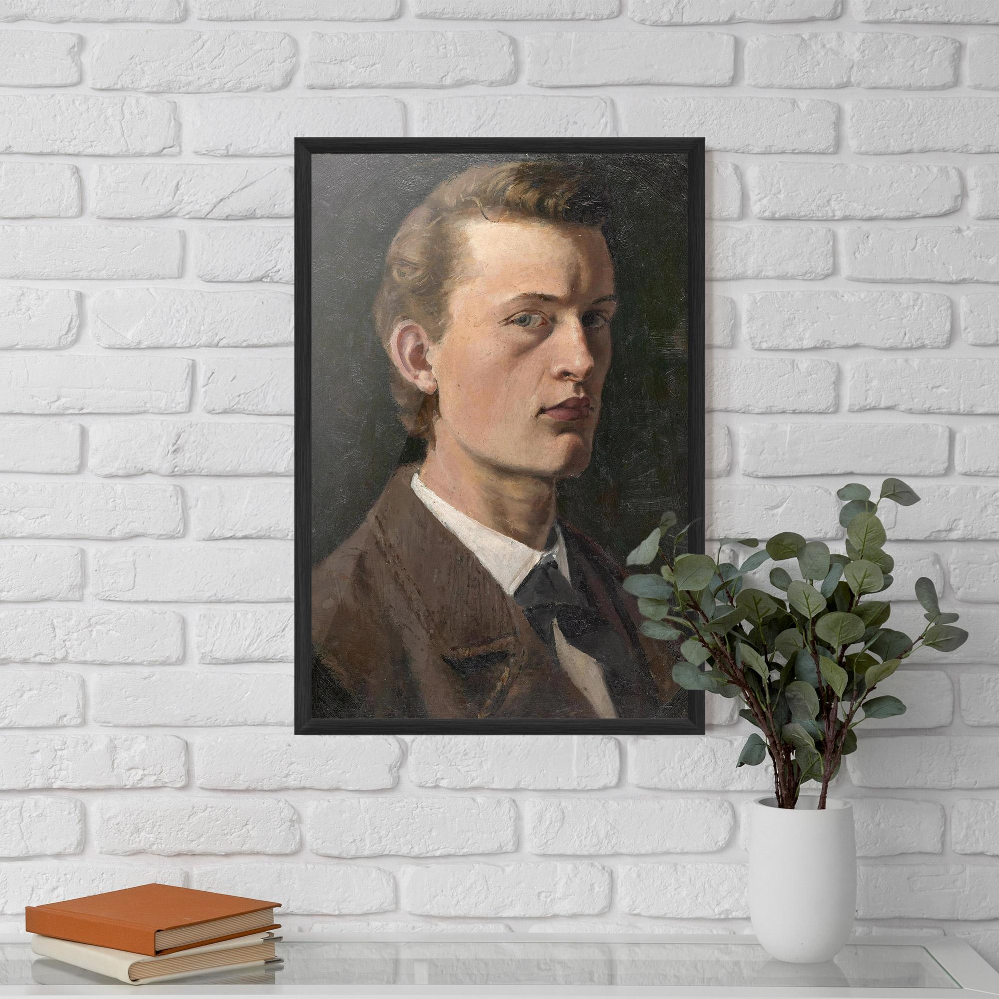 Keretezett Poszter Self Portrait mockup 5