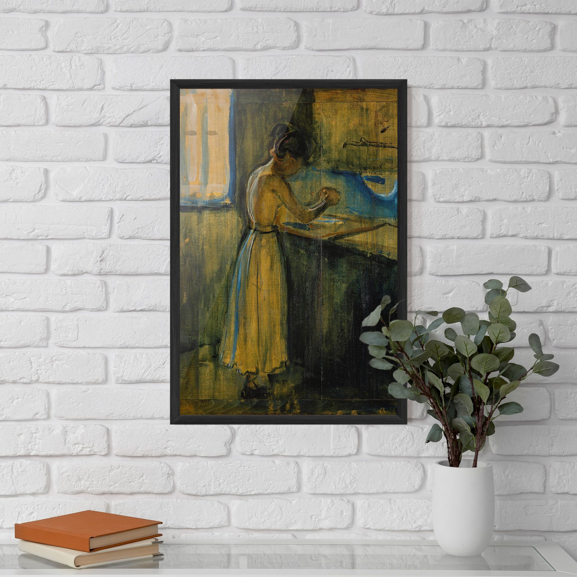 Woman Washing Herself mockup 5