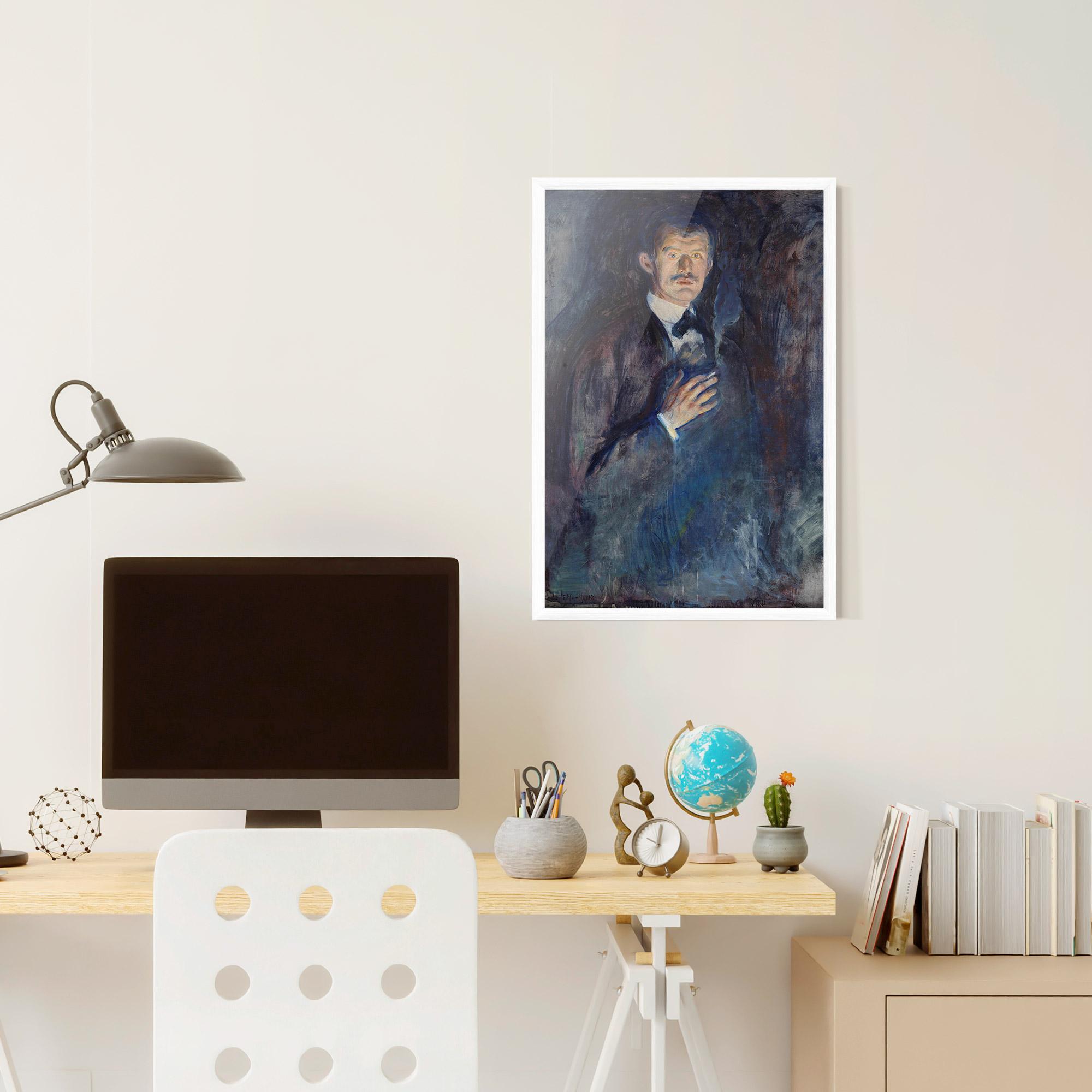 Keretezett Poszter Self Burning Cigarette mockup 6