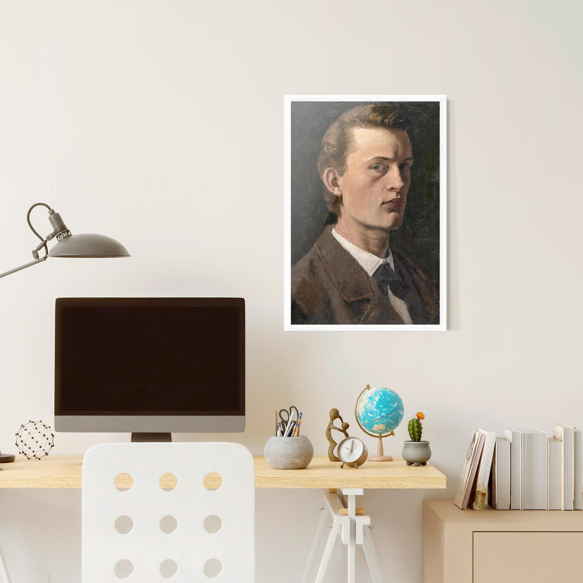 Keretezett Poszter Self Portrait mockup 6