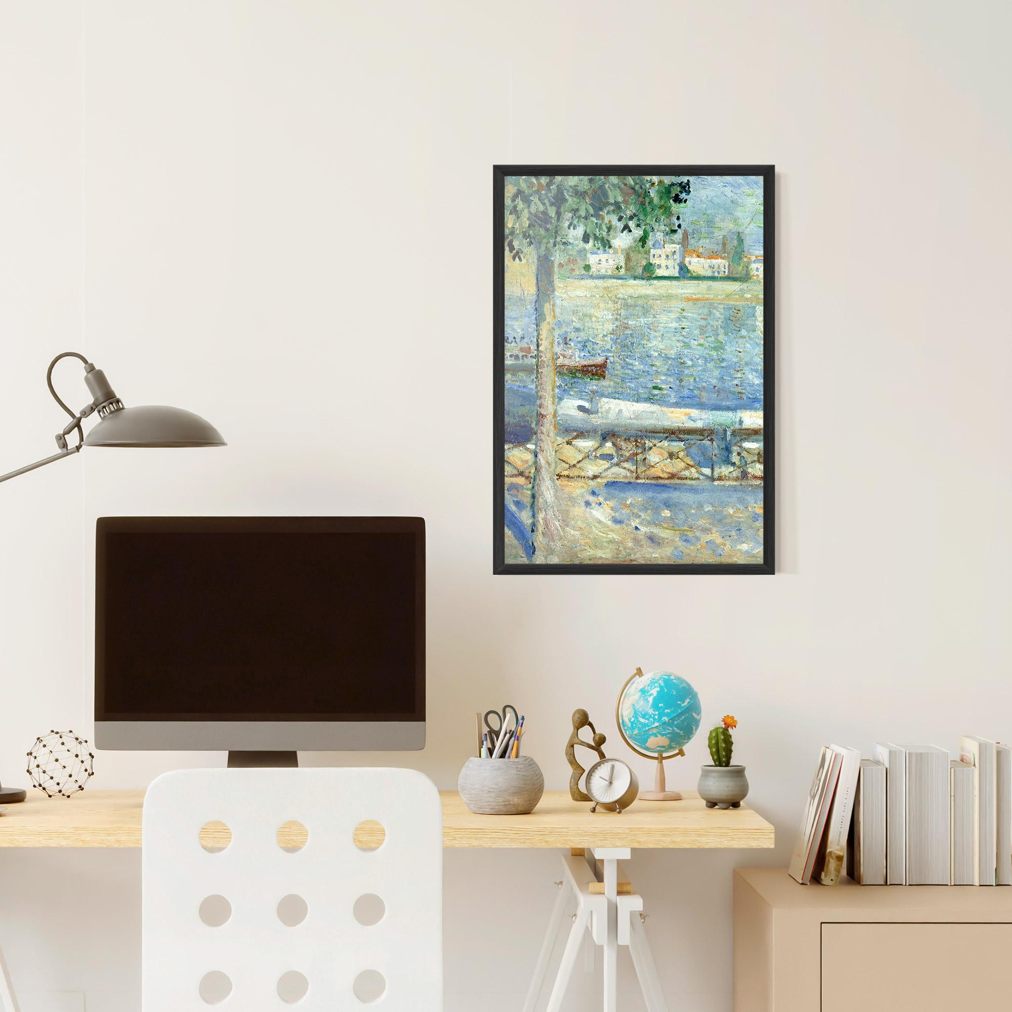 Keretezett Poszter Seine At Saint mockup 6