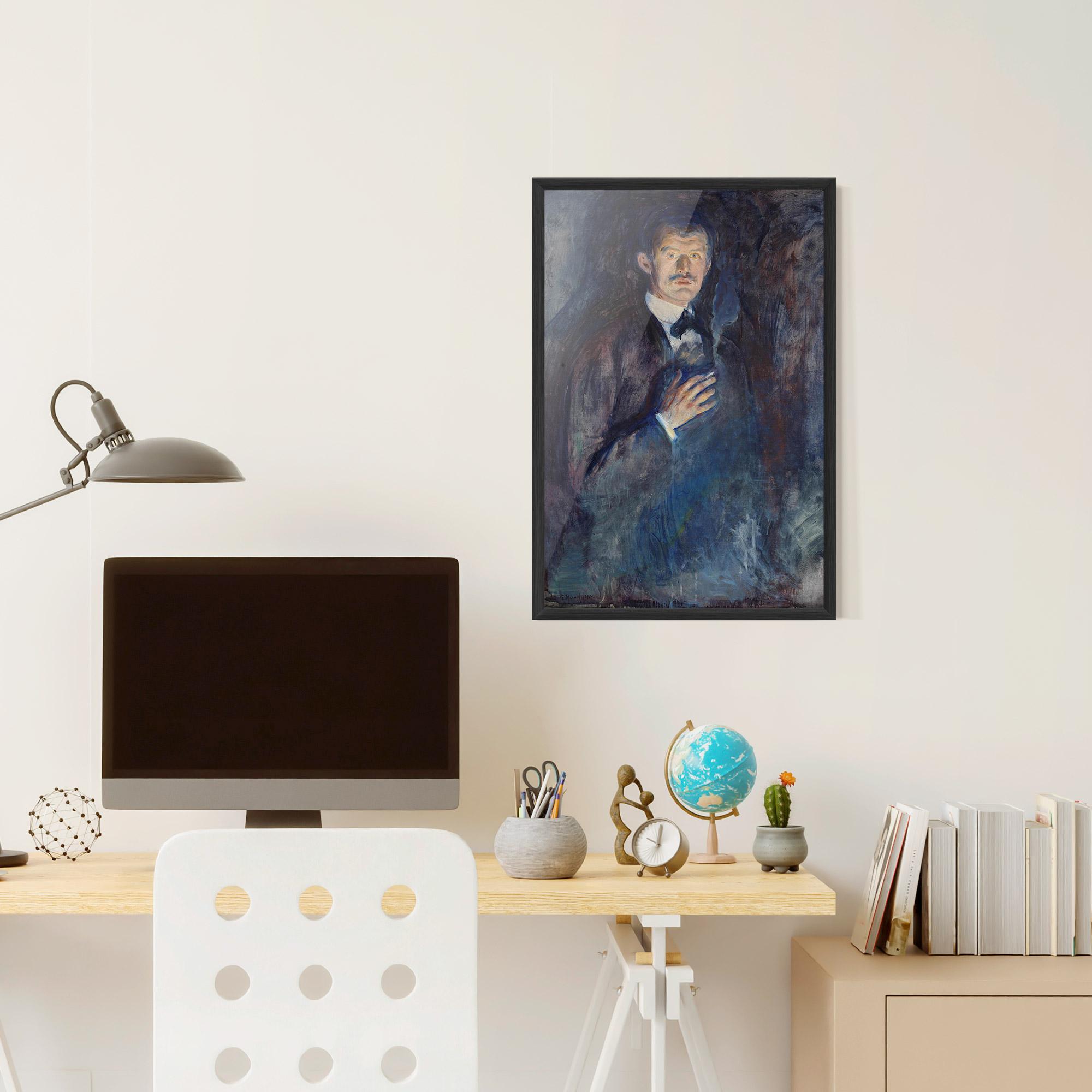 Keretezett Poszter Self Burning Cigarette mockup 6