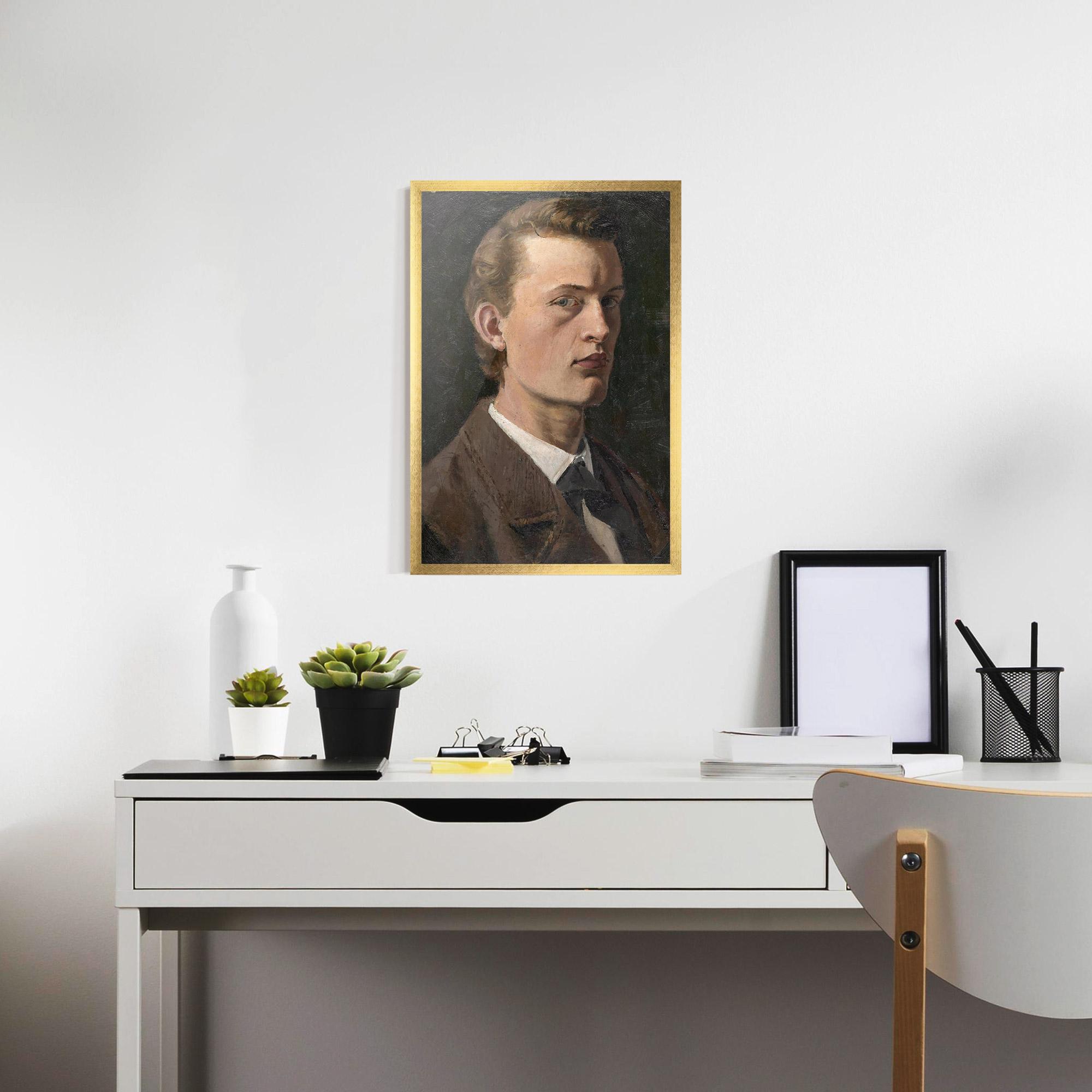 Keretezett Poszter Self Portrait mockup 7