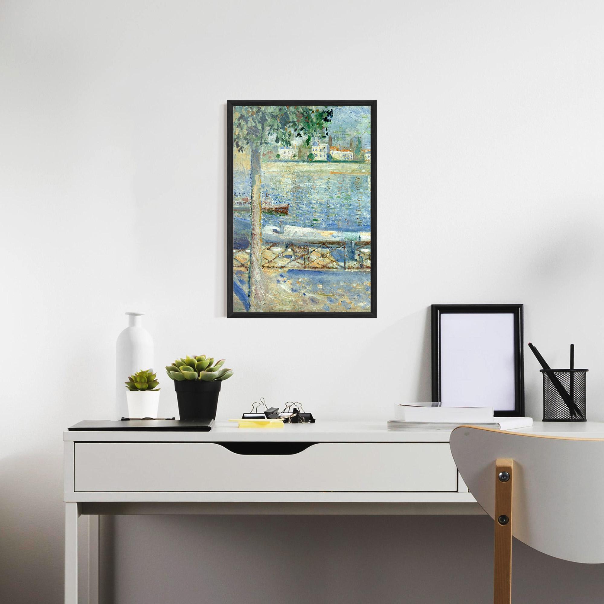 Keretezett Poszter Seine At Saint mockup 7