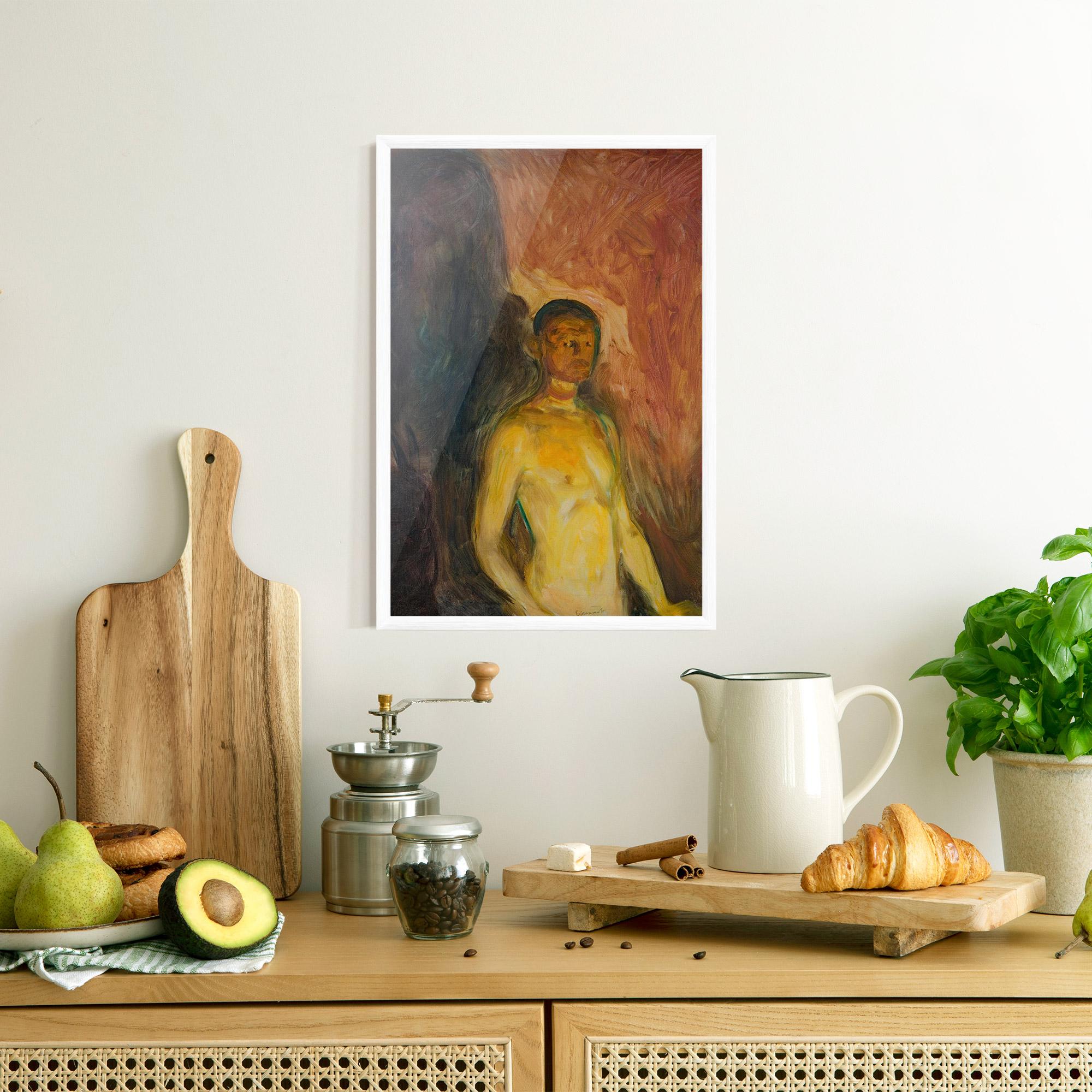 Keretezett Poszter Self Portrait Hell mockup 8