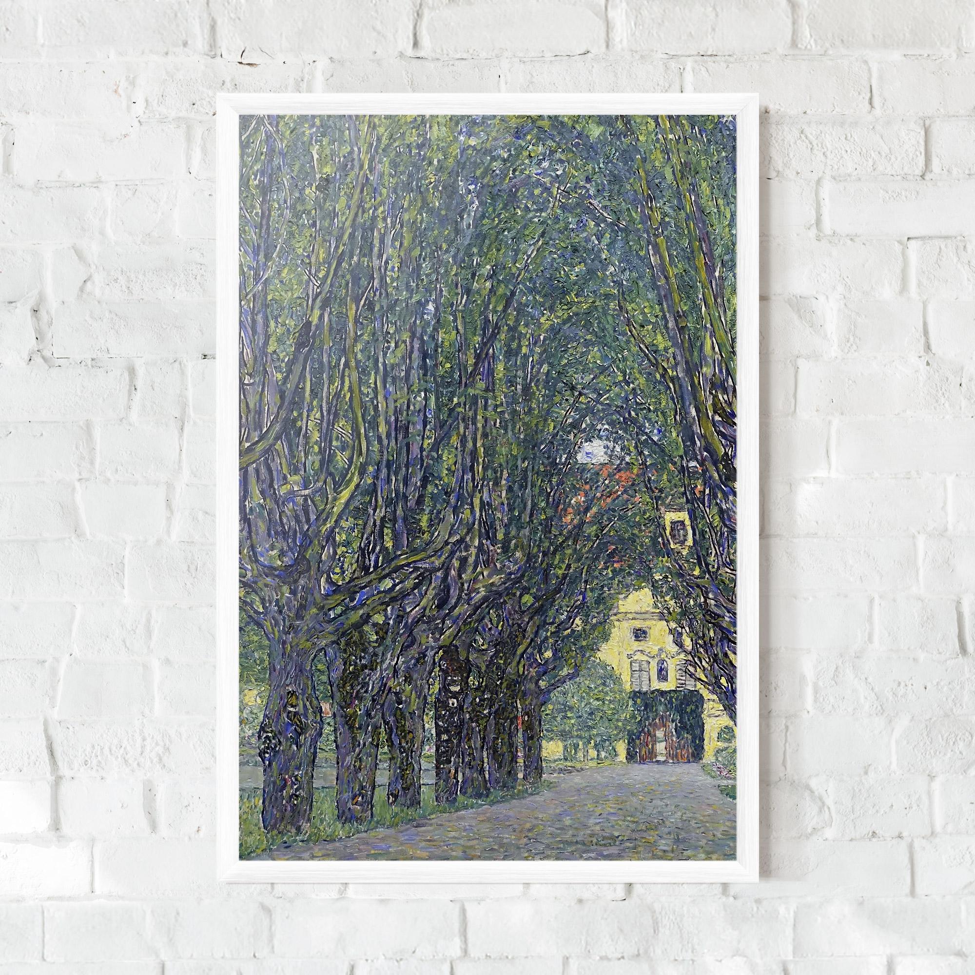 Keretezett Poszter Allee At Schloss Kammer mockup 0