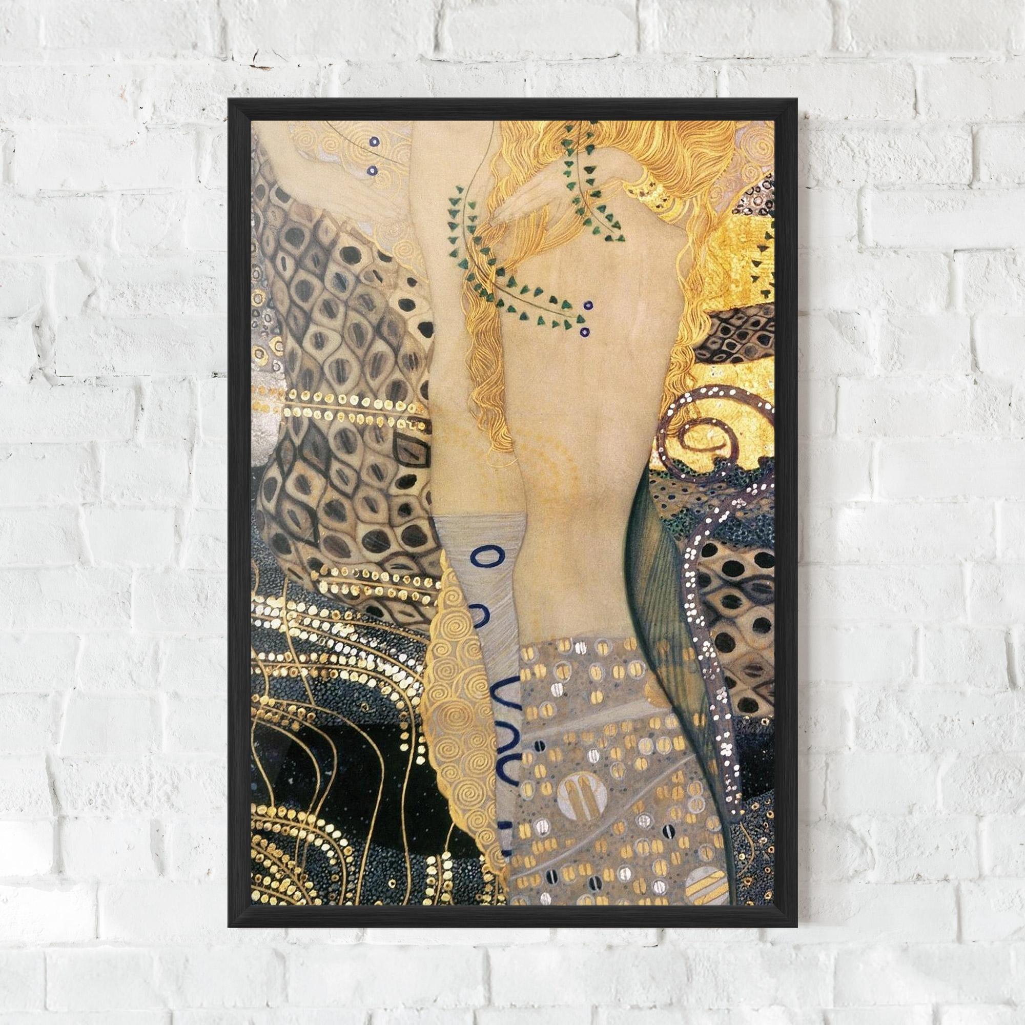 Keretezett Poszter Gustav Klimt Paint mockup 0