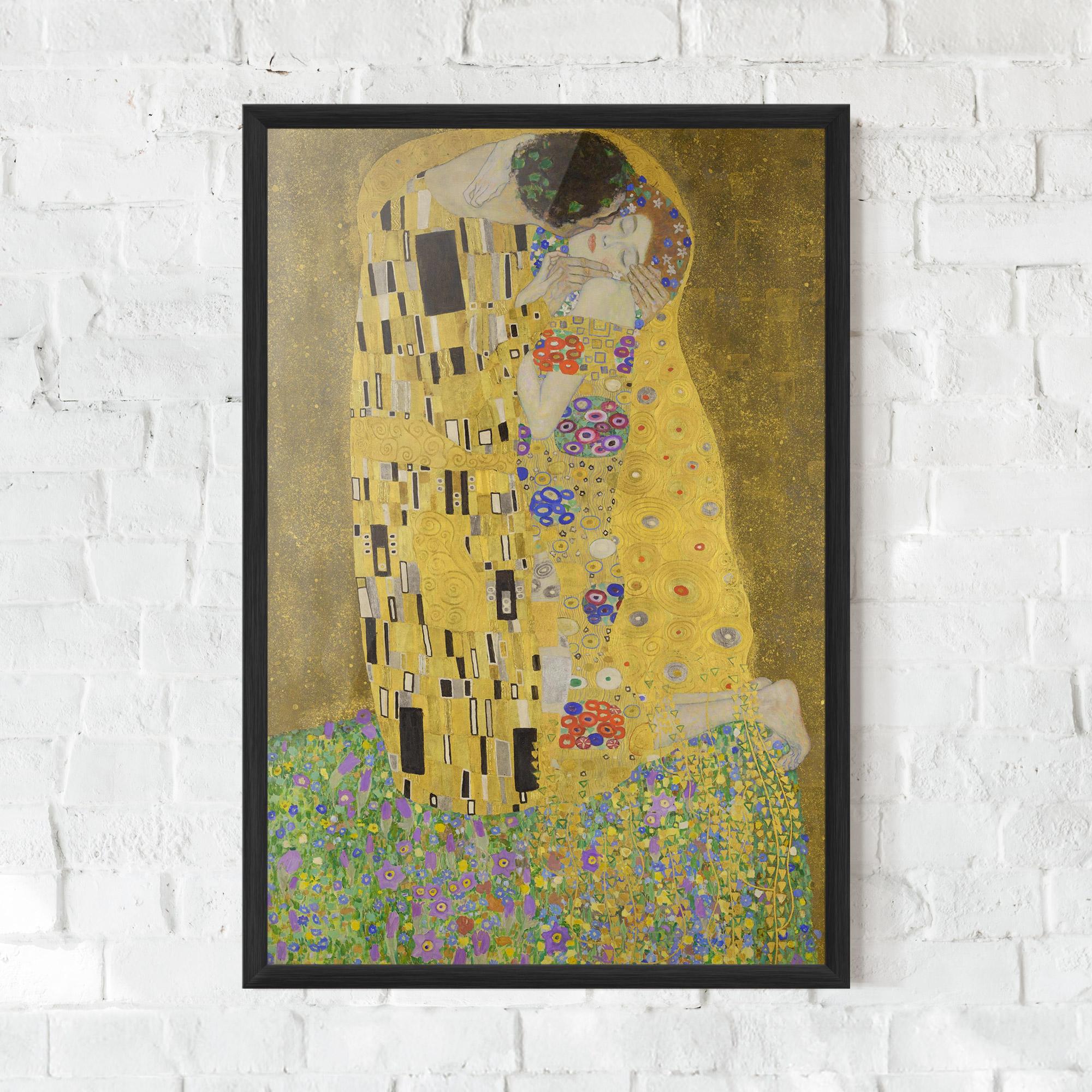 Keretezett Poszter The Kiss mockup 0