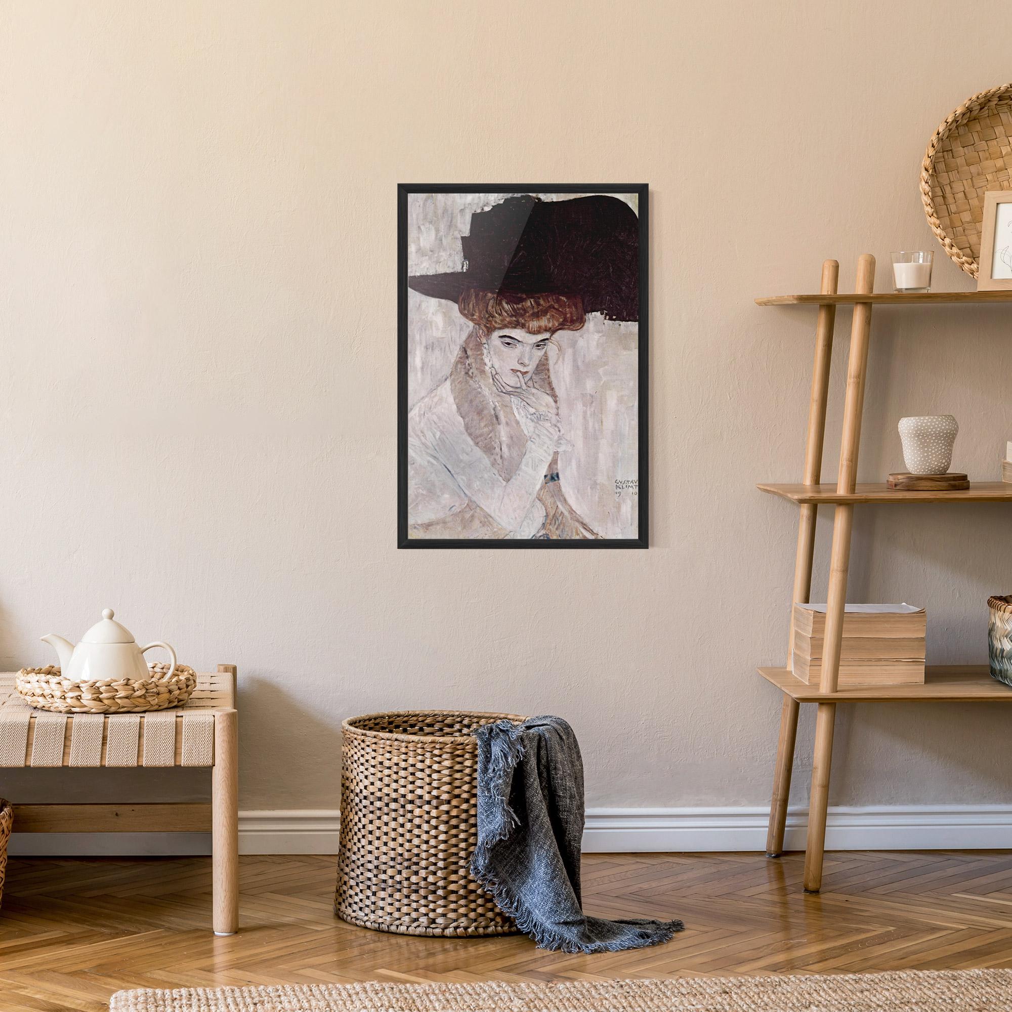 Keretezett Poszter Klimt Woman mockup 9