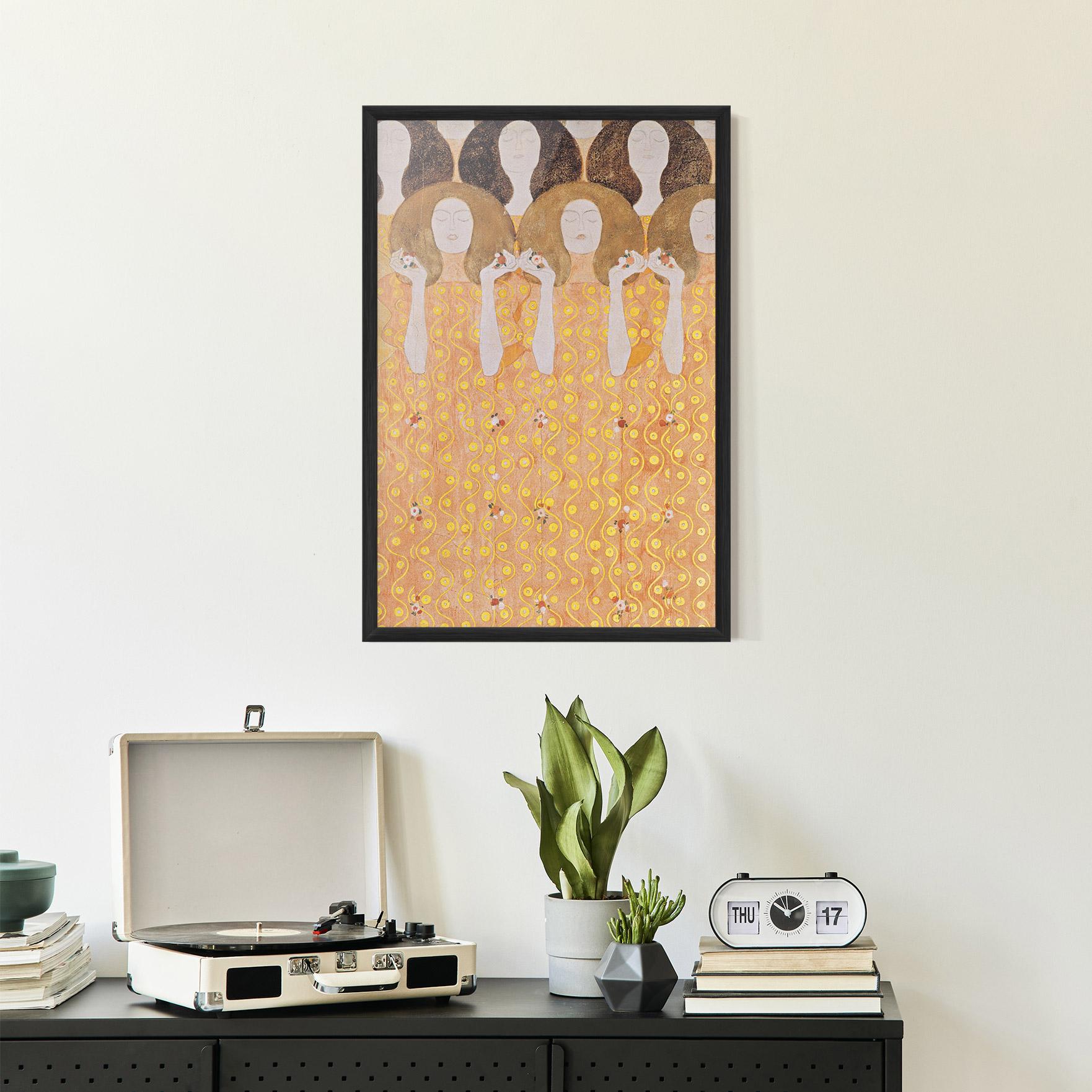 Keretezett Poszter Beethoven Frieze mockup 2