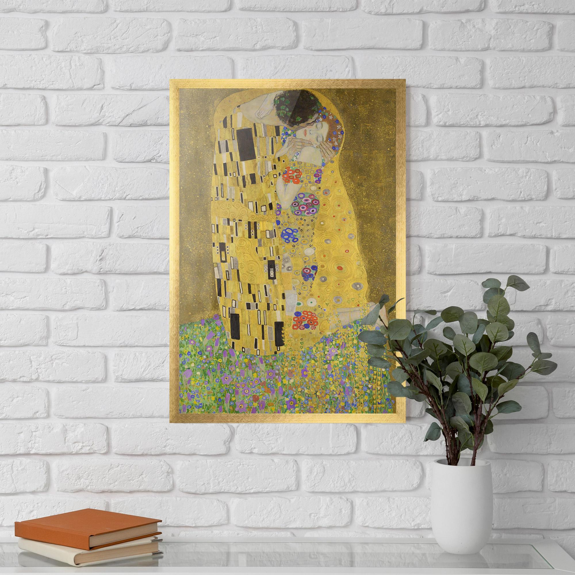 Keretezett Poszter The Kiss mockup 5