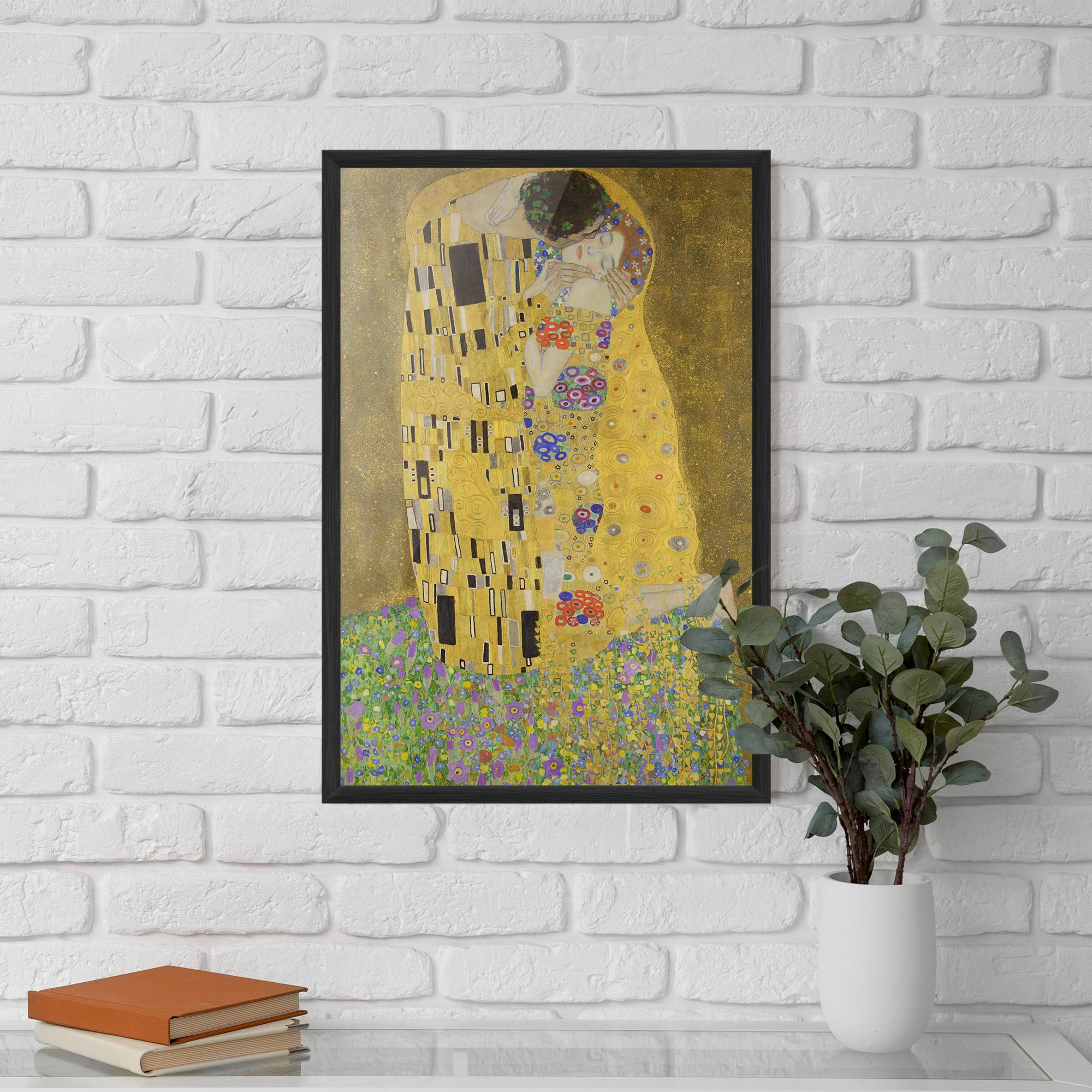 Keretezett Poszter The Kiss mockup 5