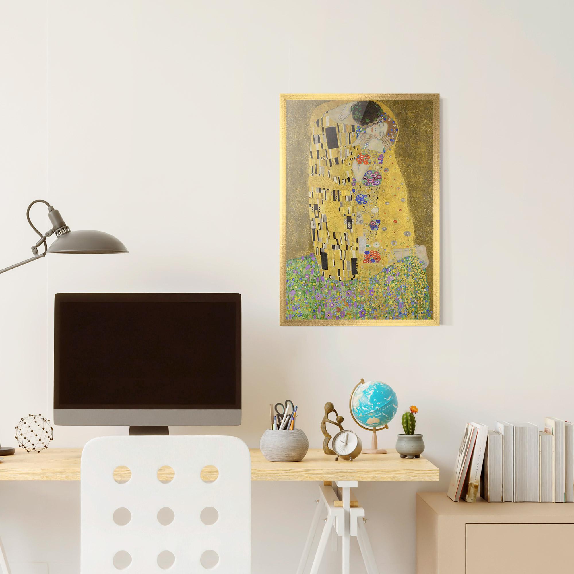 Keretezett Poszter The Kiss mockup 6