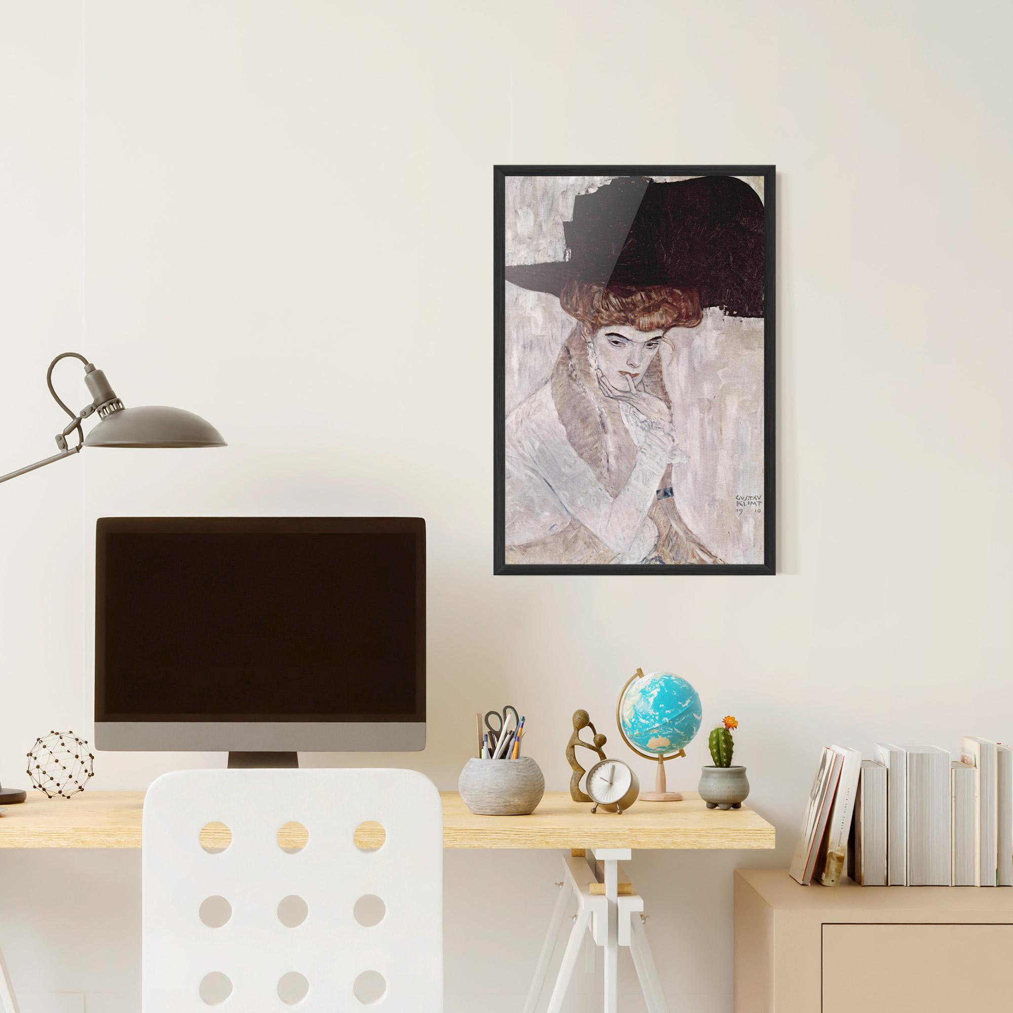 Keretezett Poszter Klimt Woman mockup 6